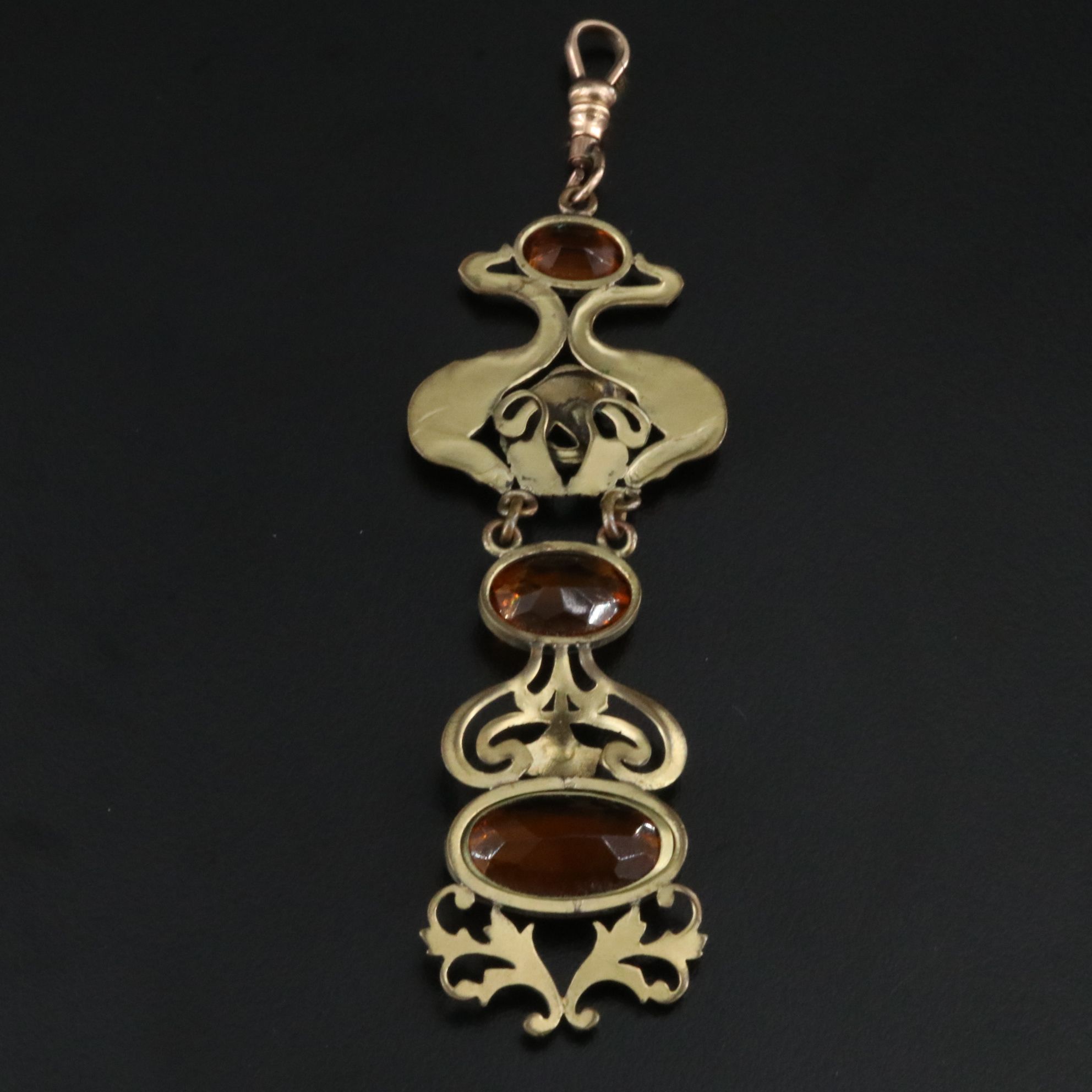 Renaissance Revival Lion and Snakes Watch Fob