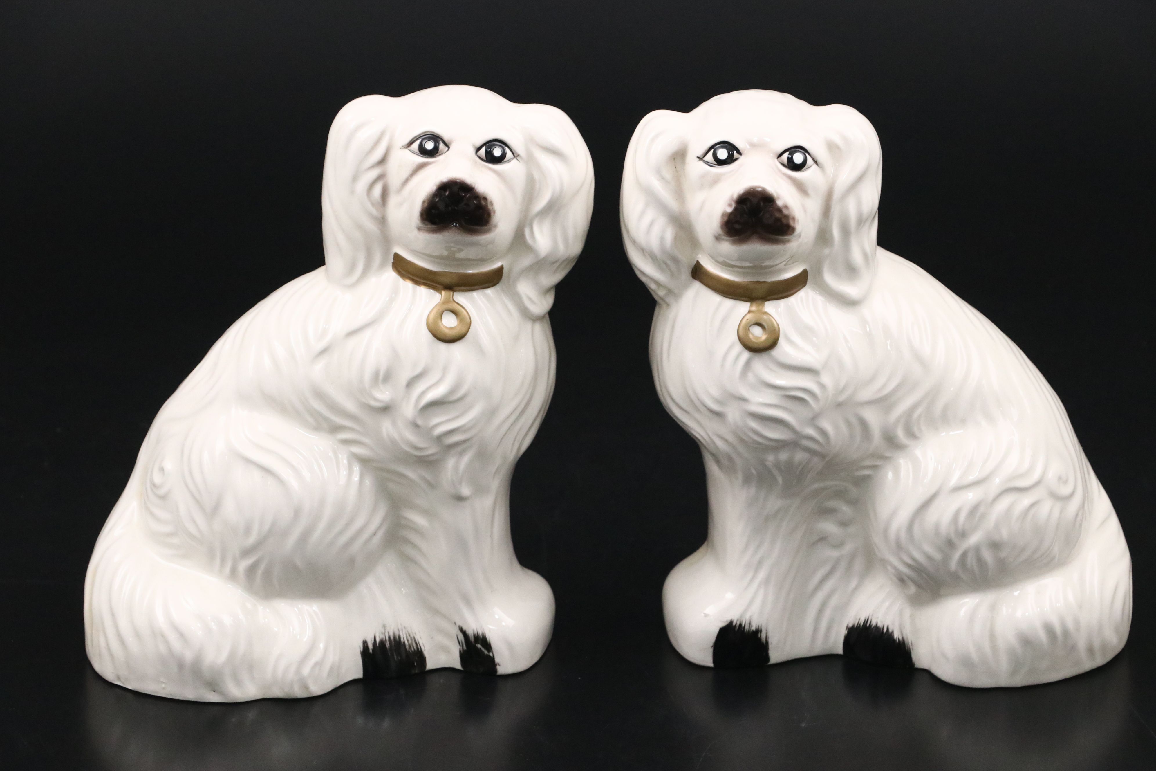 Staffordshire Style Ceramic Dog Figurines