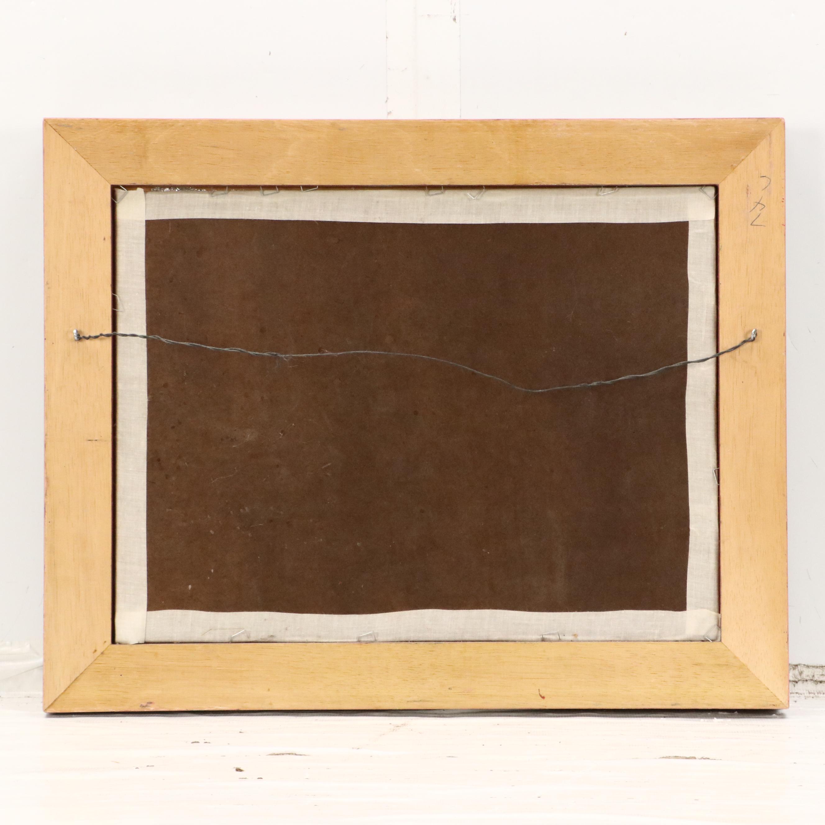 Impressionistic Style Provençal Landscape Oil Painting