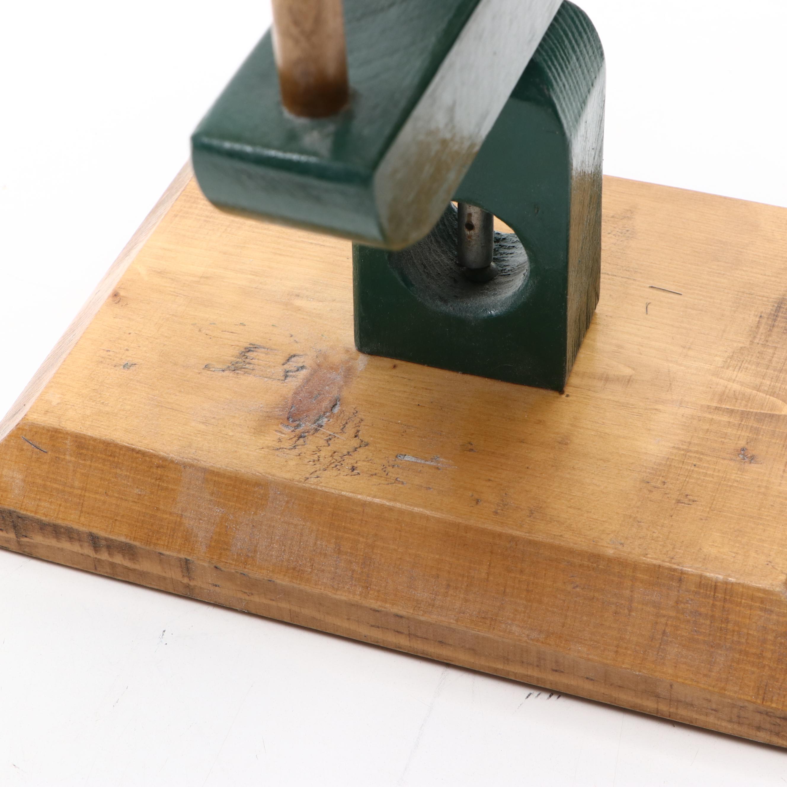 Len Norman Folk Art Carved Wood Pilot Whirligig