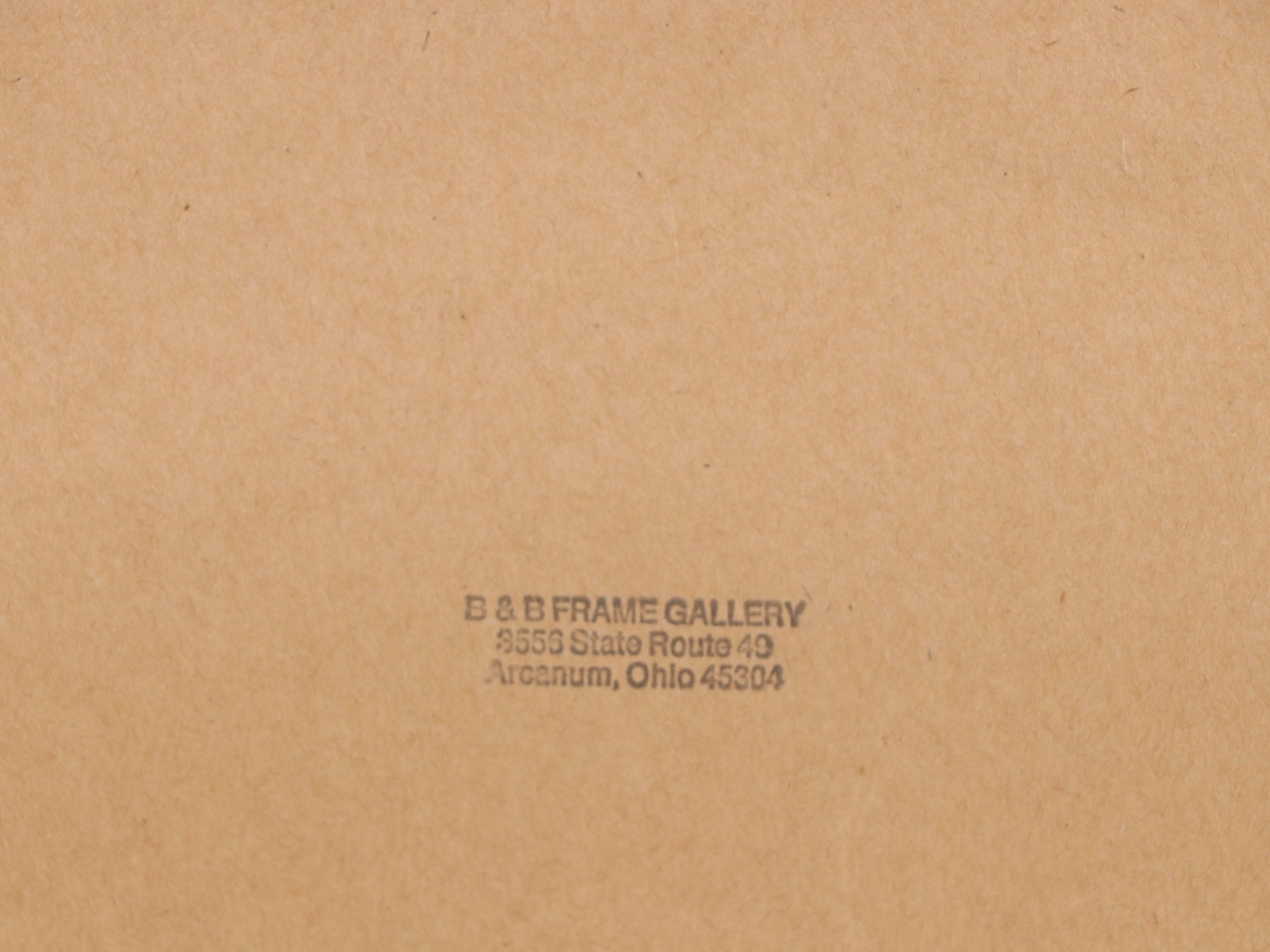 Gouache Painting of Traditional Thai Village Scene, 20th Century