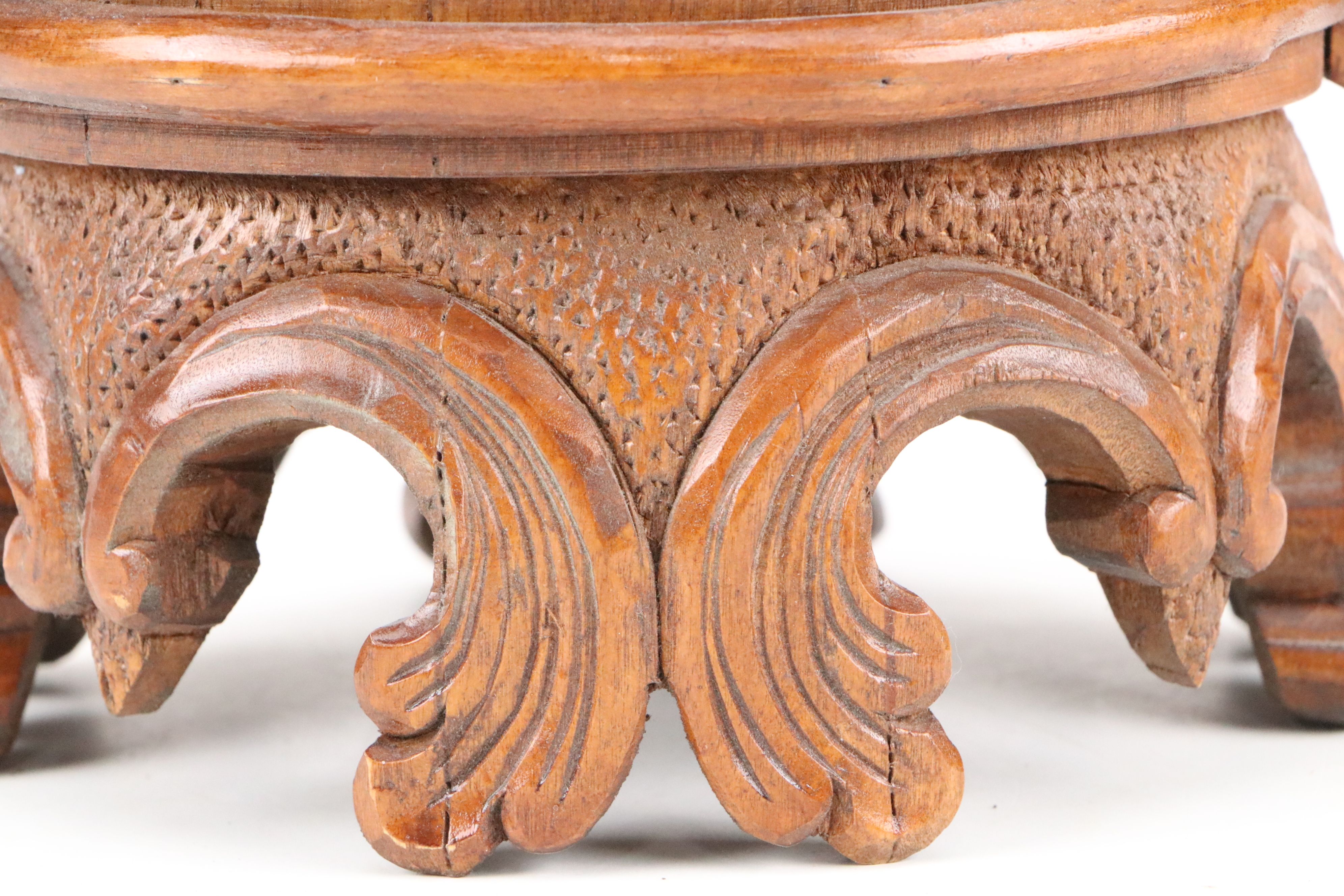 Norwegian Hand-Carved Folk Art Tankard