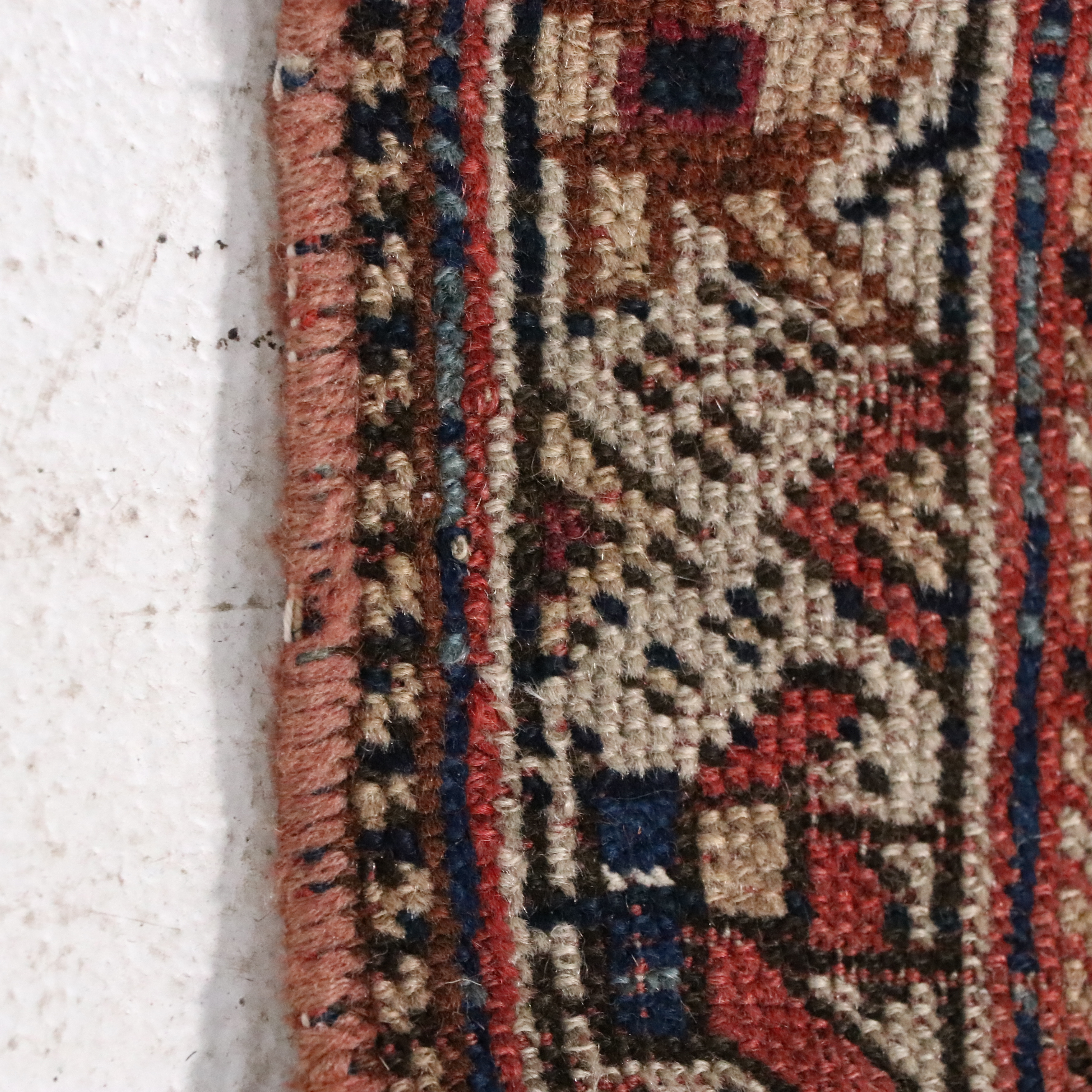 4'4 x 5'3 Hand-Knotted Caucasian Kazak Area Rug