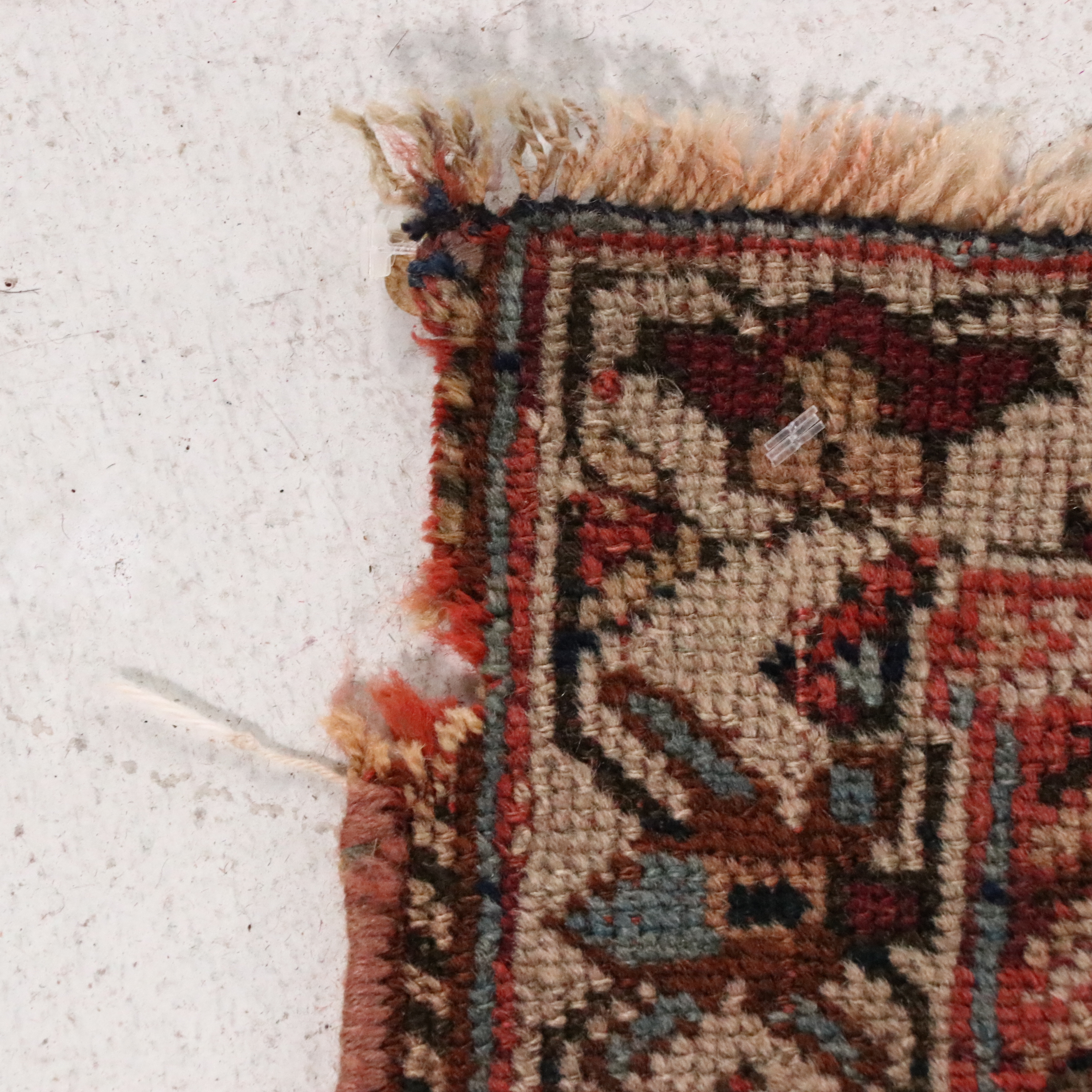 4'4 x 5'3 Hand-Knotted Caucasian Kazak Area Rug