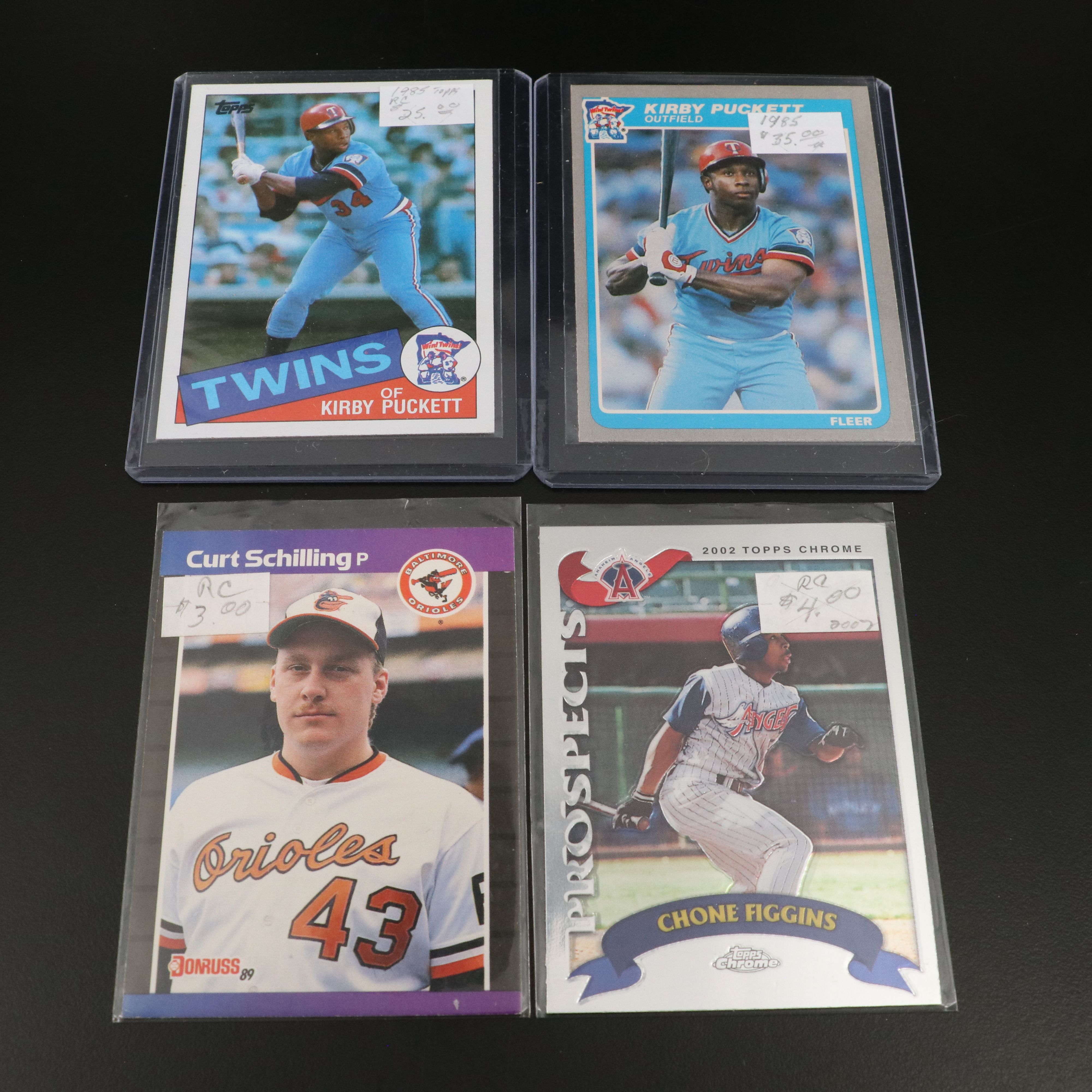 Topps with Other Baseball Cards Featuring Rickey Henderson Rookie and More