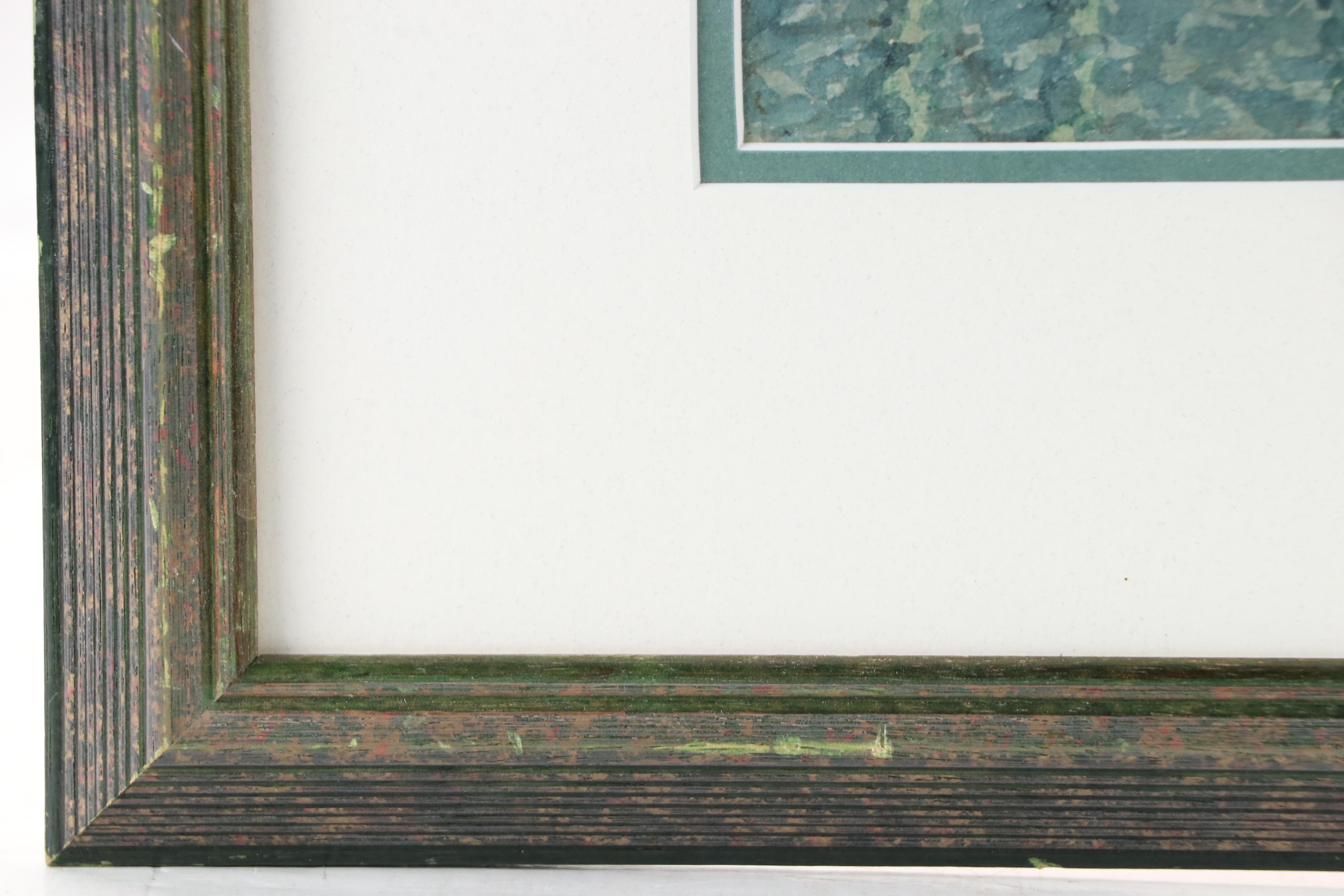 Warren S. Pratt Watercolor Painting of Harbor Scene, 20th Century