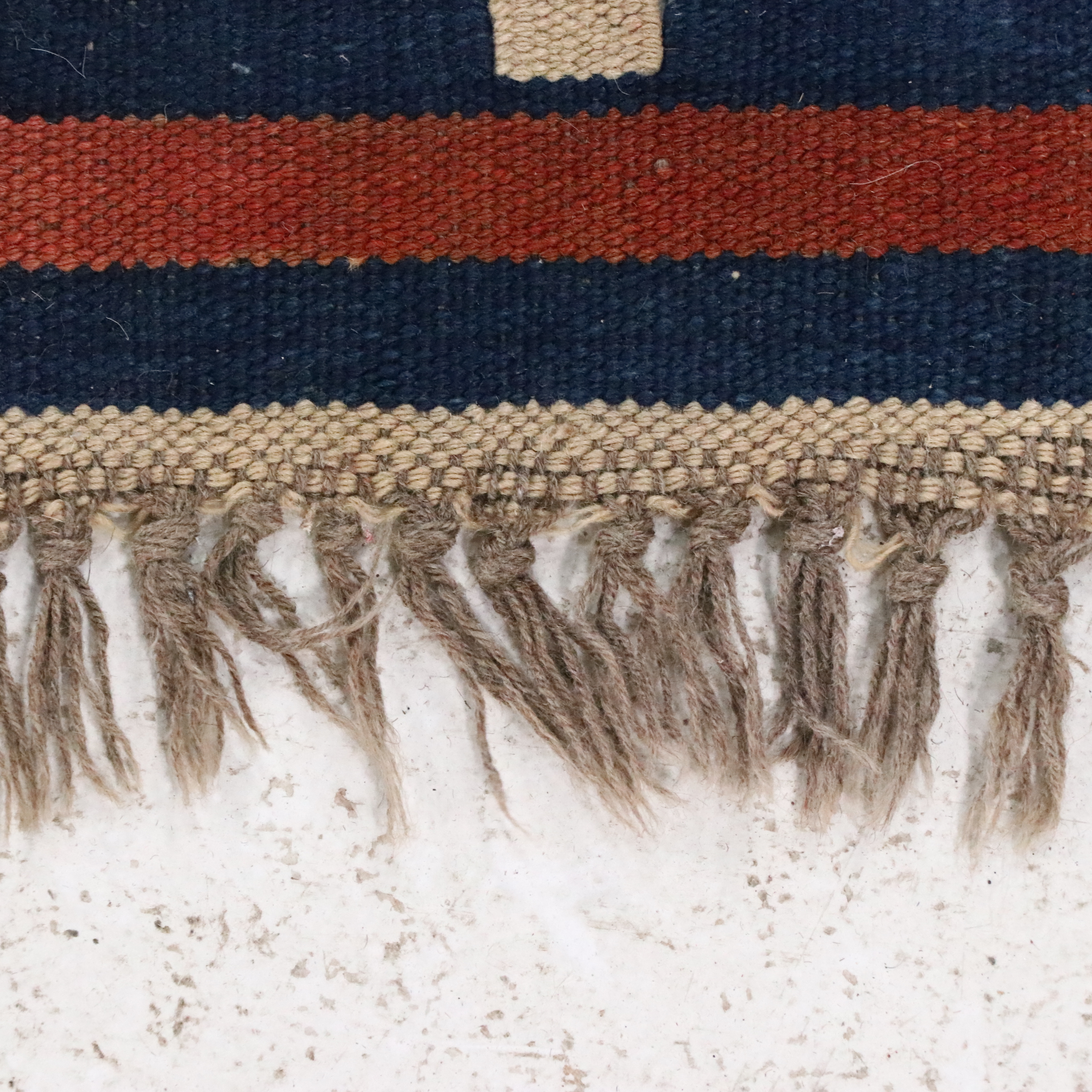 6'7 x 8'9 Handwoven Turkish Kilim Area Rug