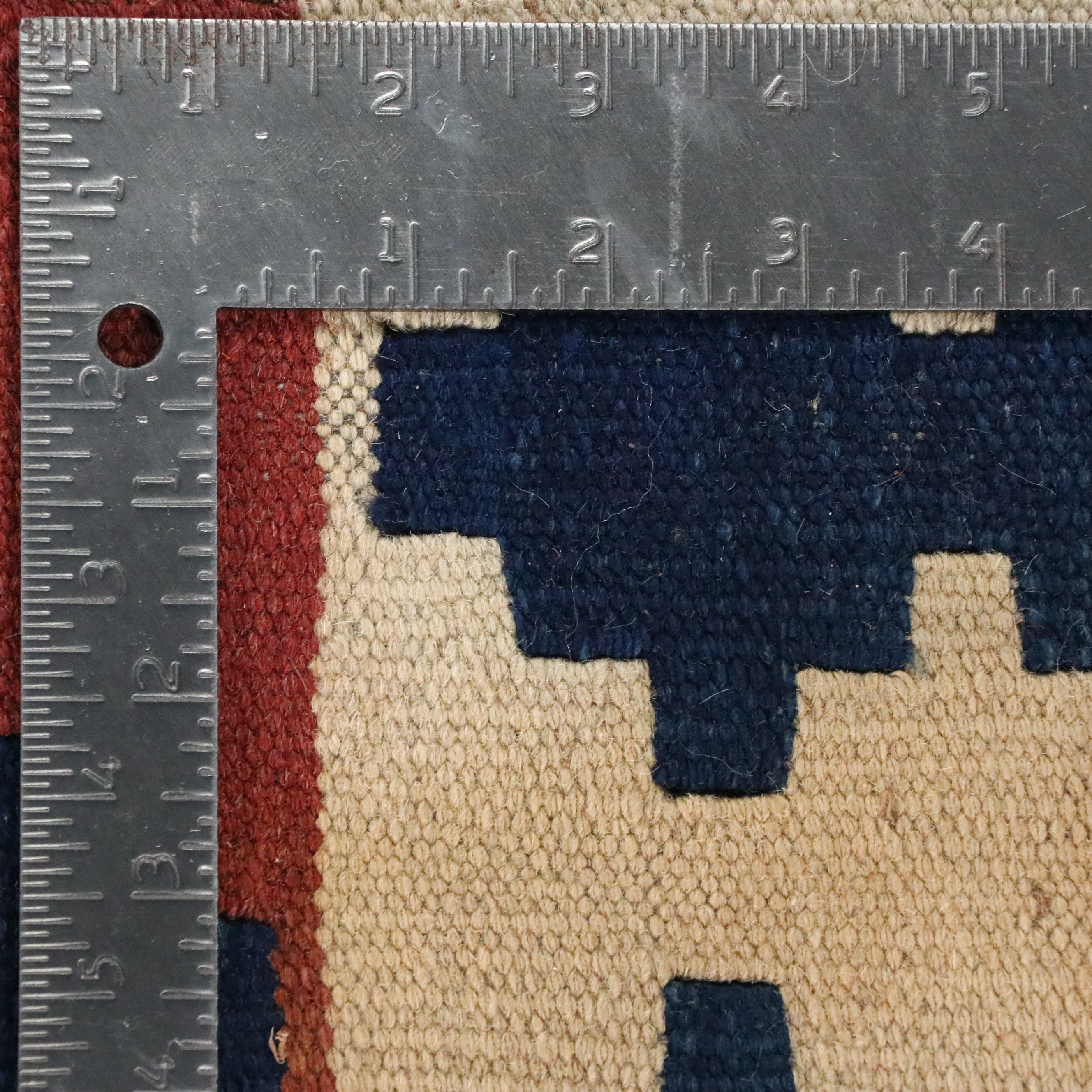 6'7 x 8'9 Handwoven Turkish Kilim Area Rug