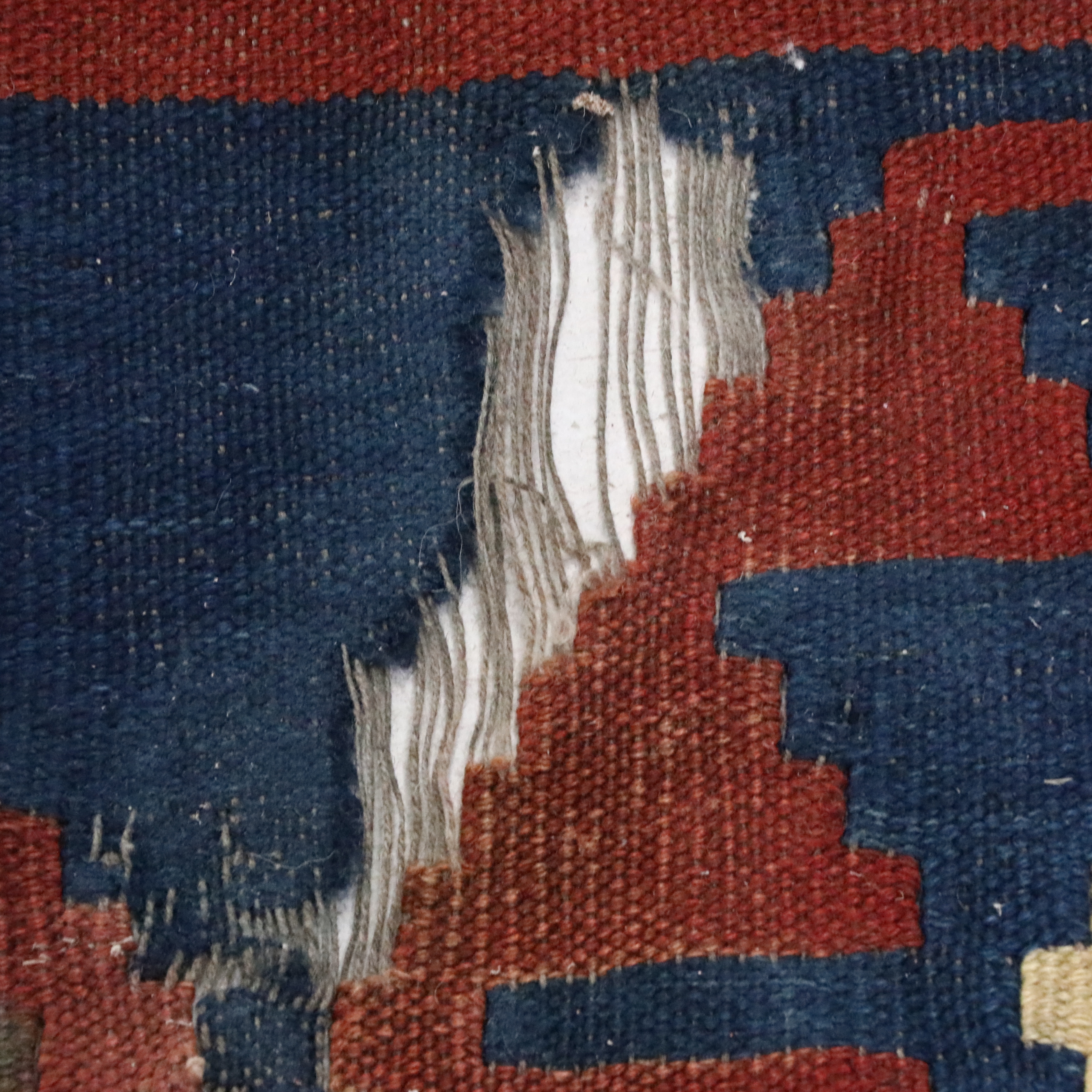 6'7 x 8'9 Handwoven Turkish Kilim Area Rug