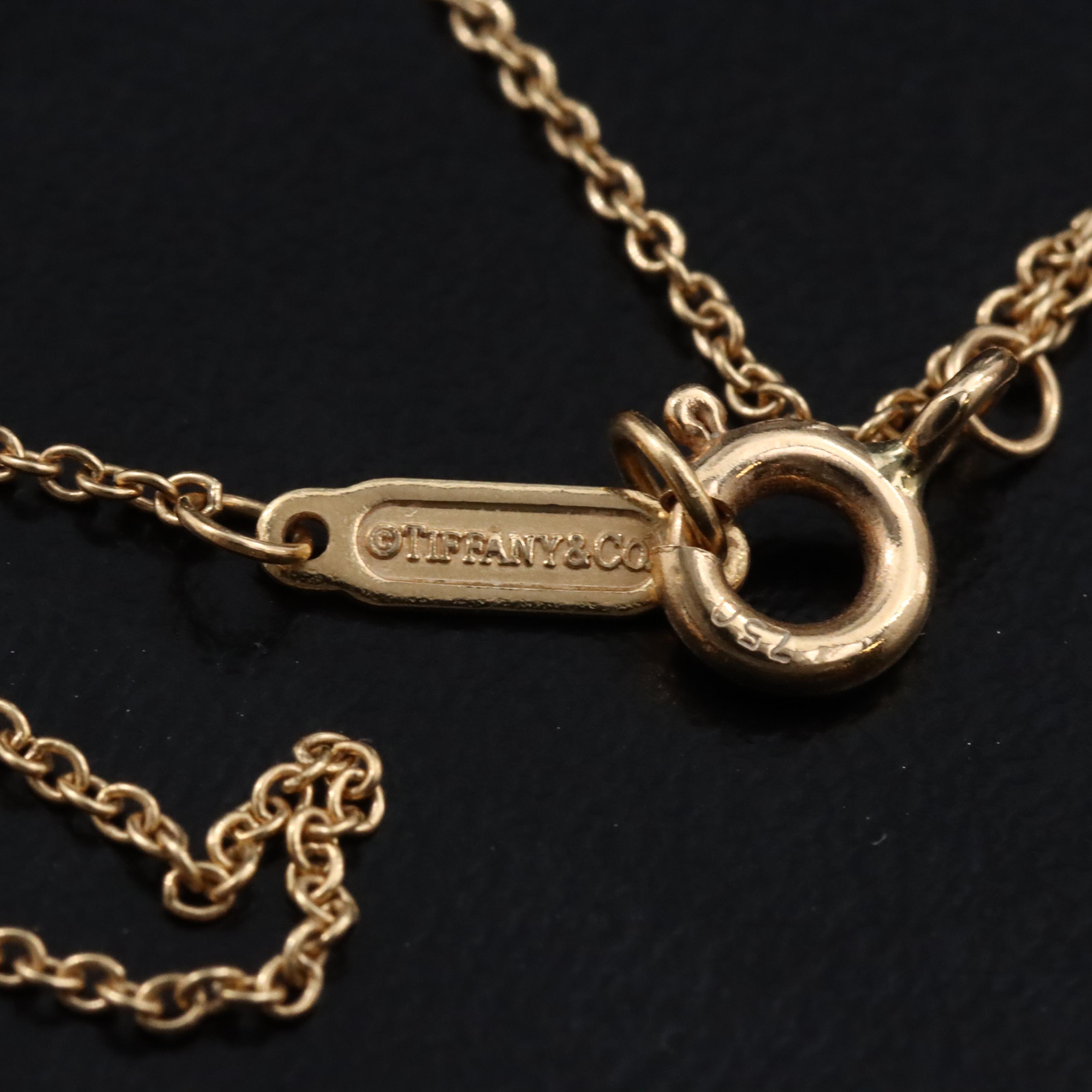 Paloma Picasso for Tiffany & Co. 18K Amethyst Dot Charm Pendant Necklace