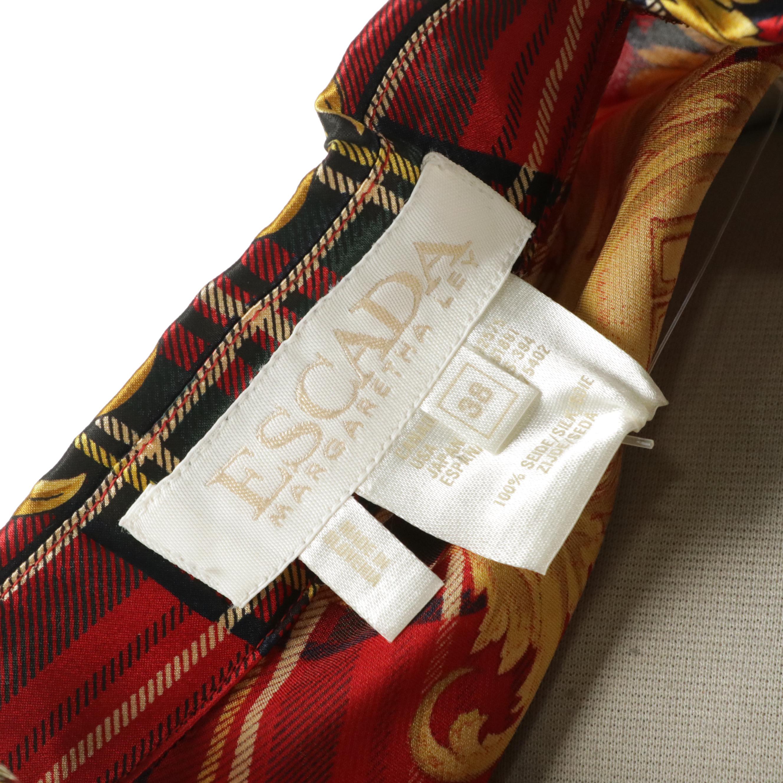 Escada Printed Silk Button-Up Blouses with Tags