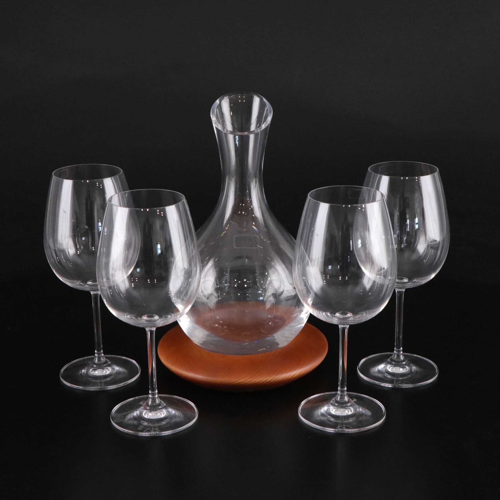 Atlantis Crystal Wine Glasses & Carafe