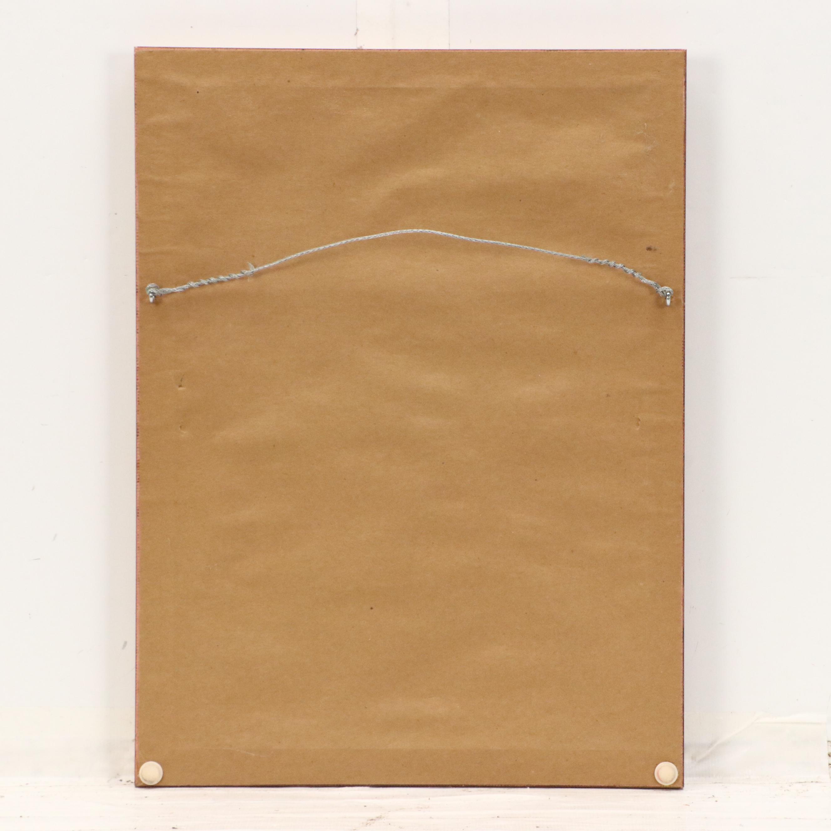 Impressionistic Style Street Scene Oil Painting, Late 20th Century