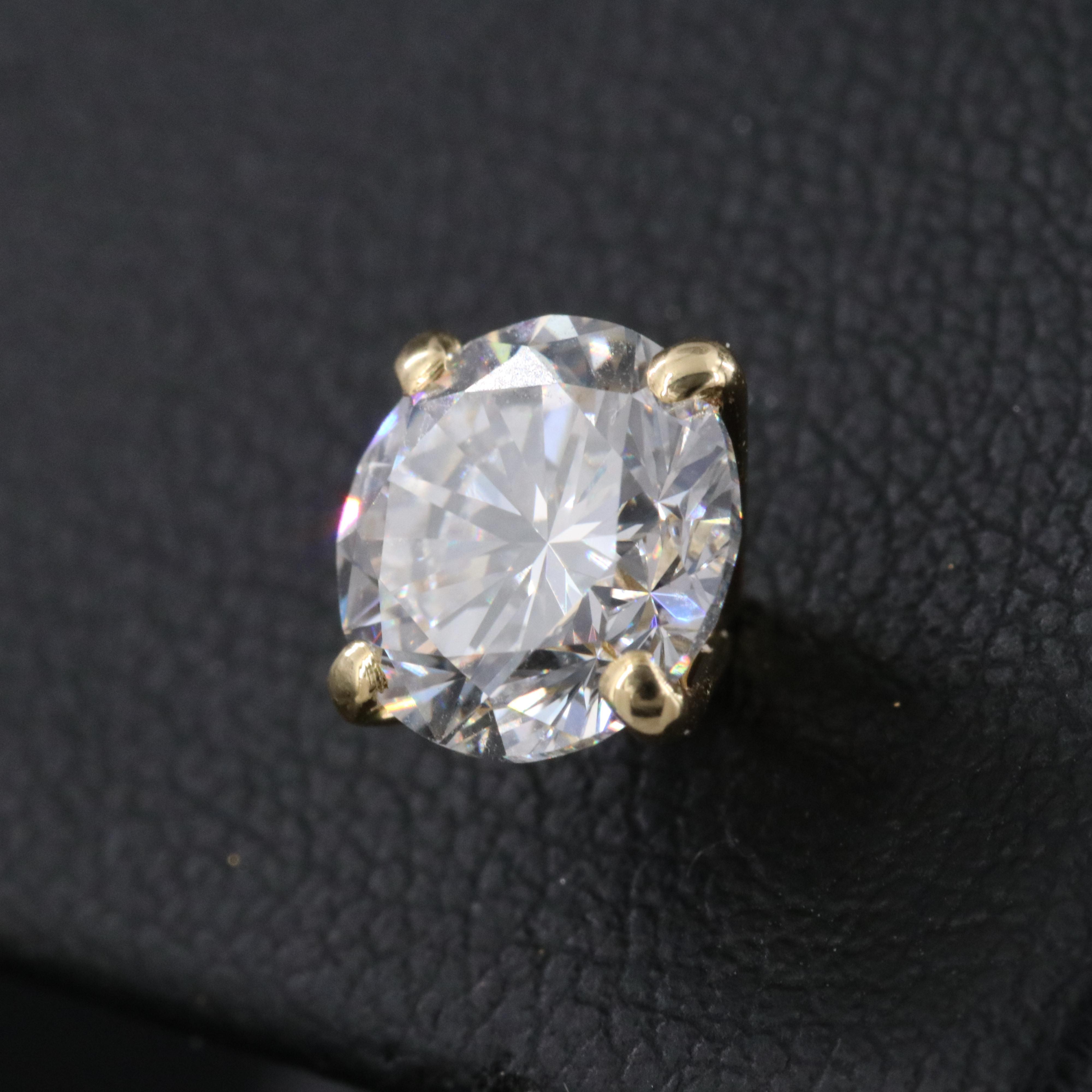 18K 3.01 CTW Lab Grown Diamond Stud Earrings with IGI Jewelry Report