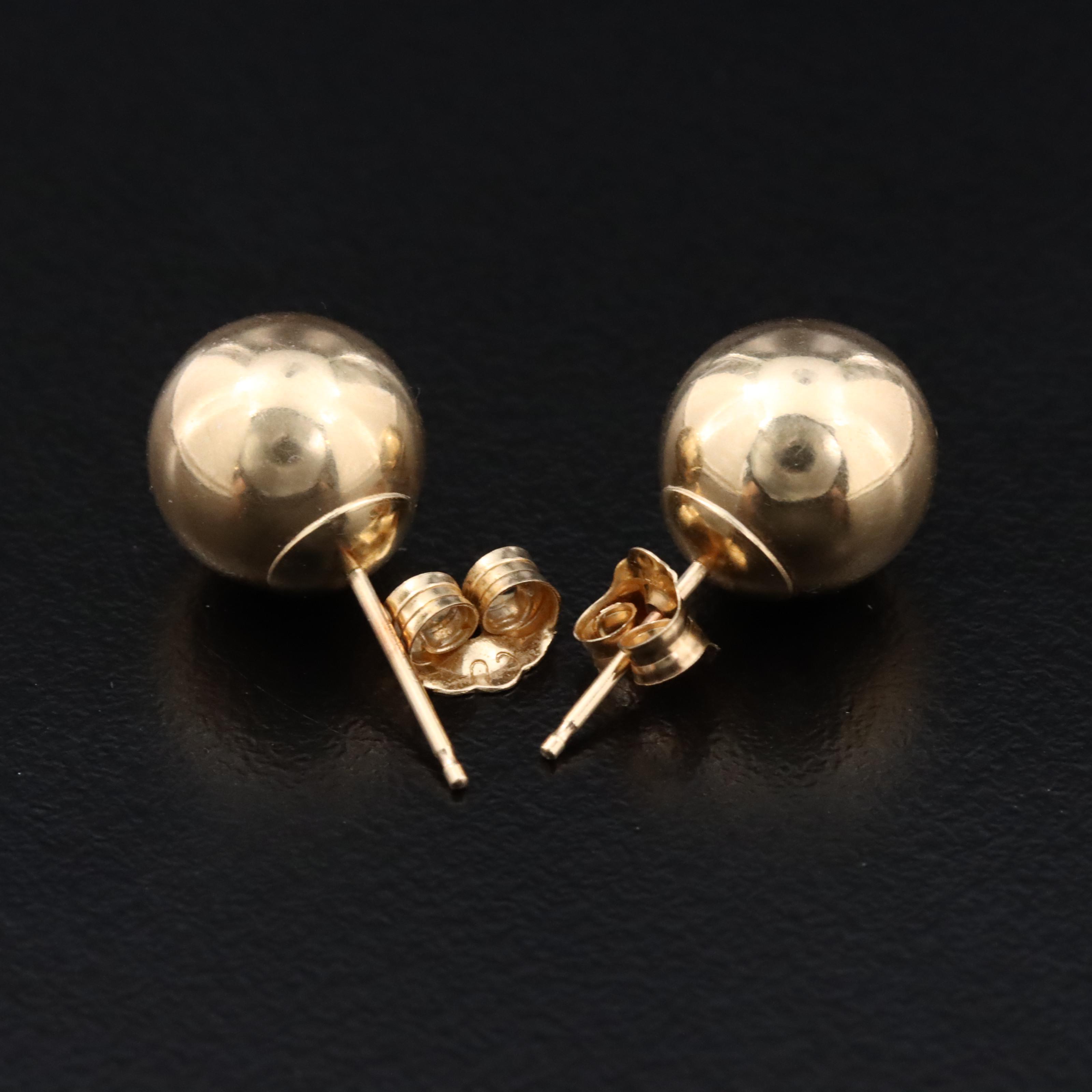 14K Stud Earrings
