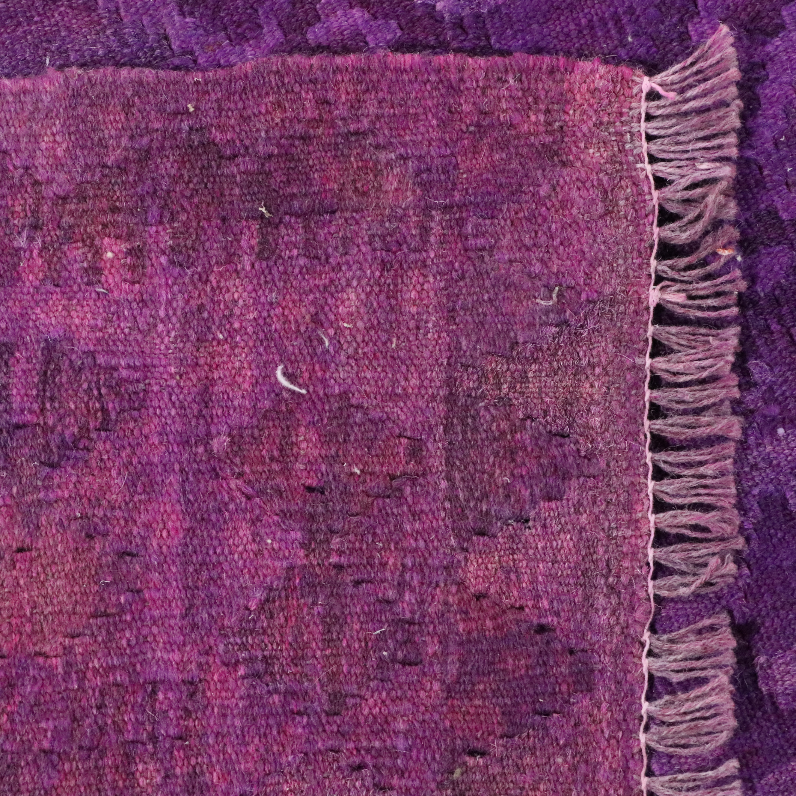 5'9 x 8'6 Handwoven Pakistani Kilim Overdyed Area Rug