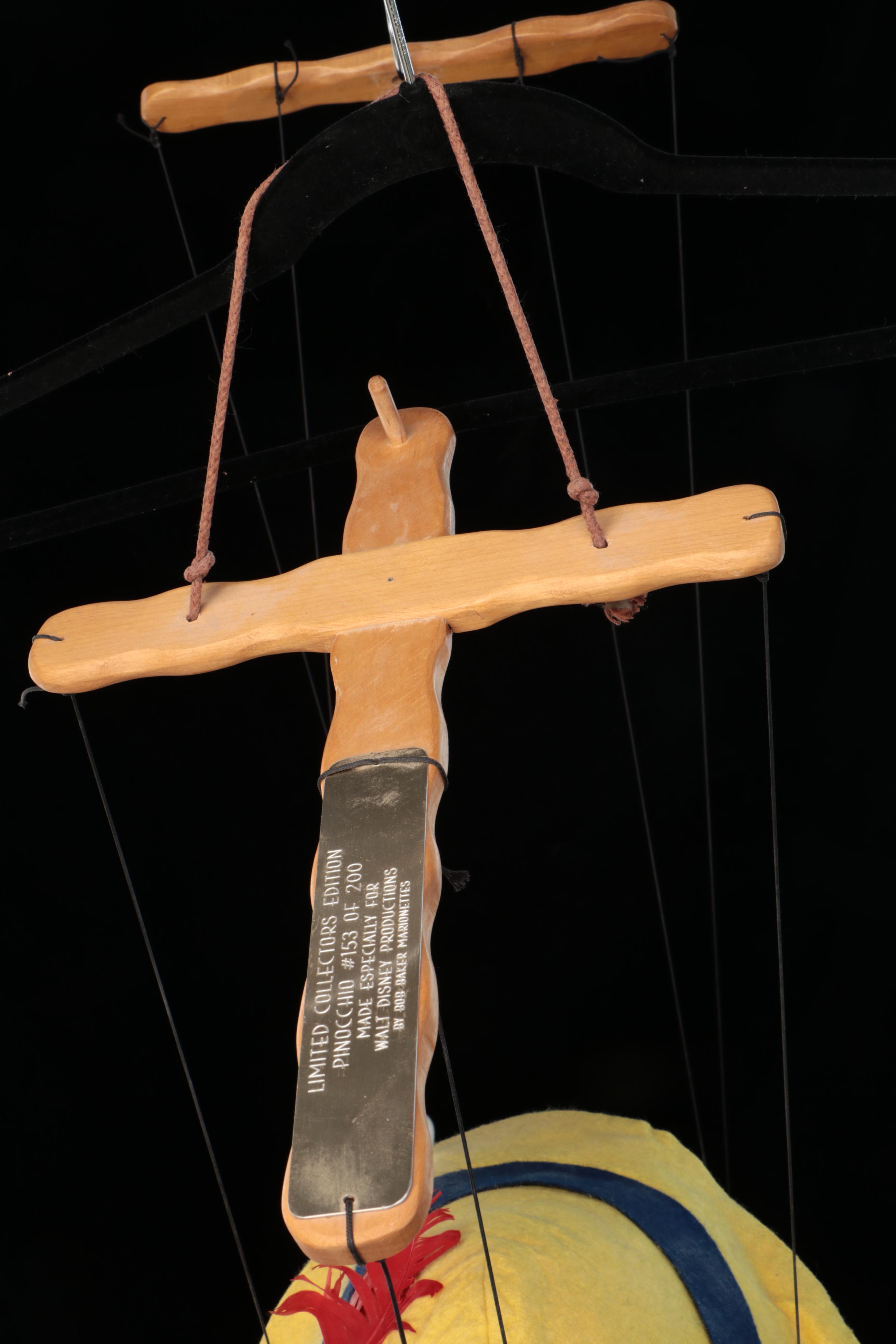 Limited Edition Bob Baker for Walt Disney "Pinocchio" Marionette