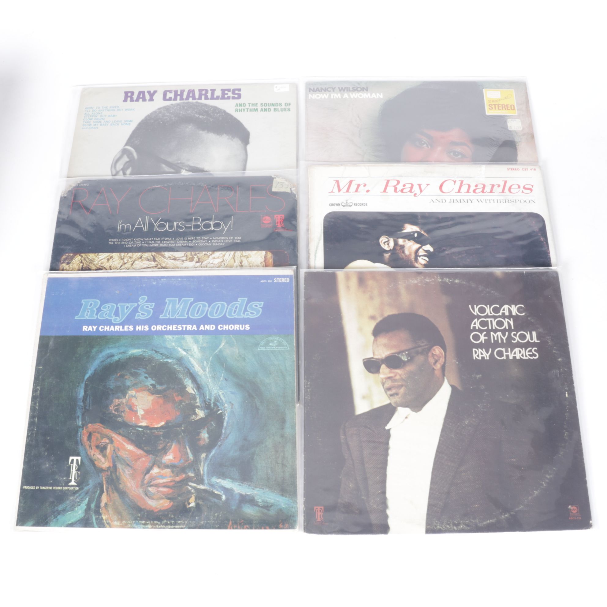 Ray Charles, Nancy Wilson & The Mills Brothers Vinyl Record Albums