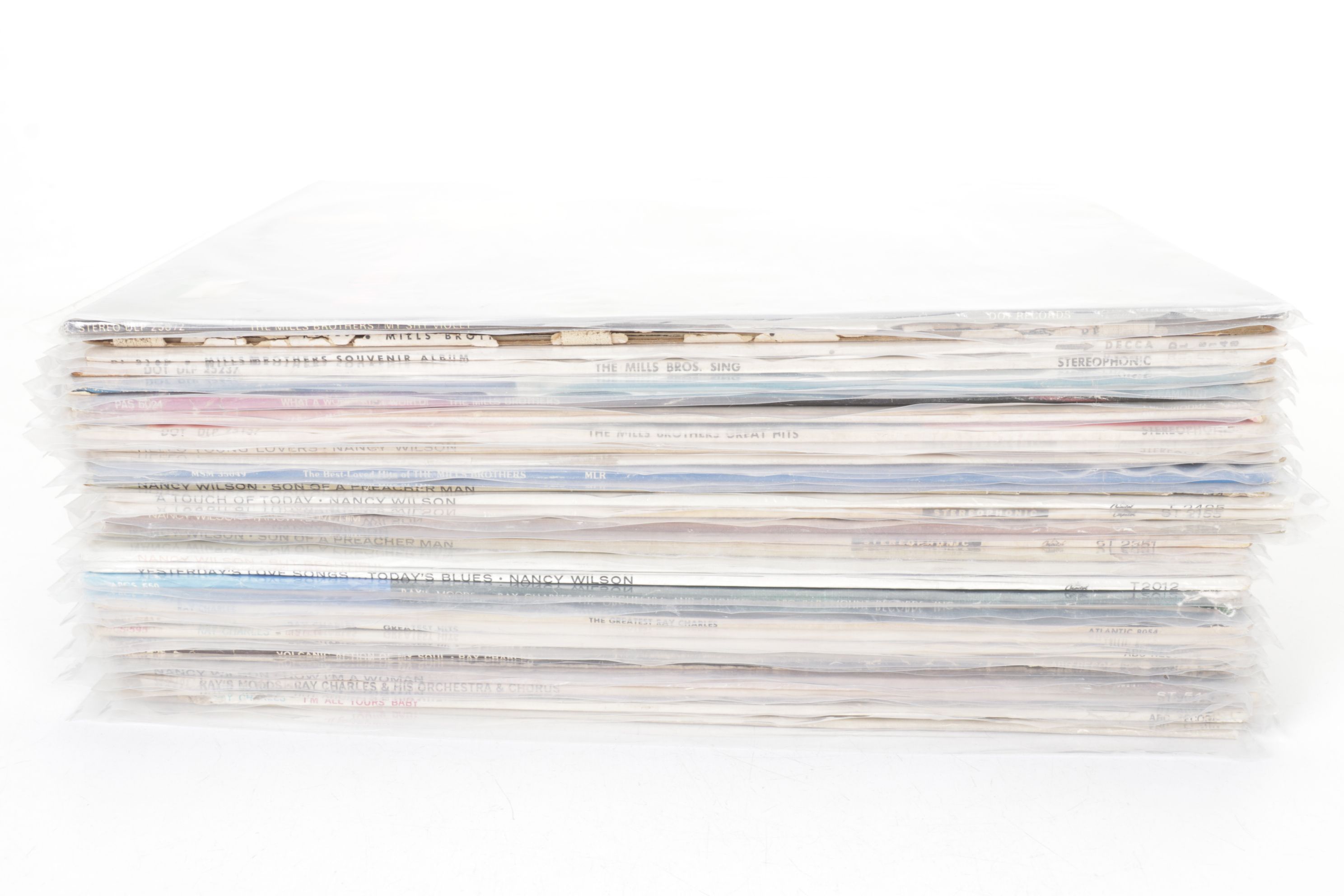 Ray Charles, Nancy Wilson & The Mills Brothers Vinyl Record Albums