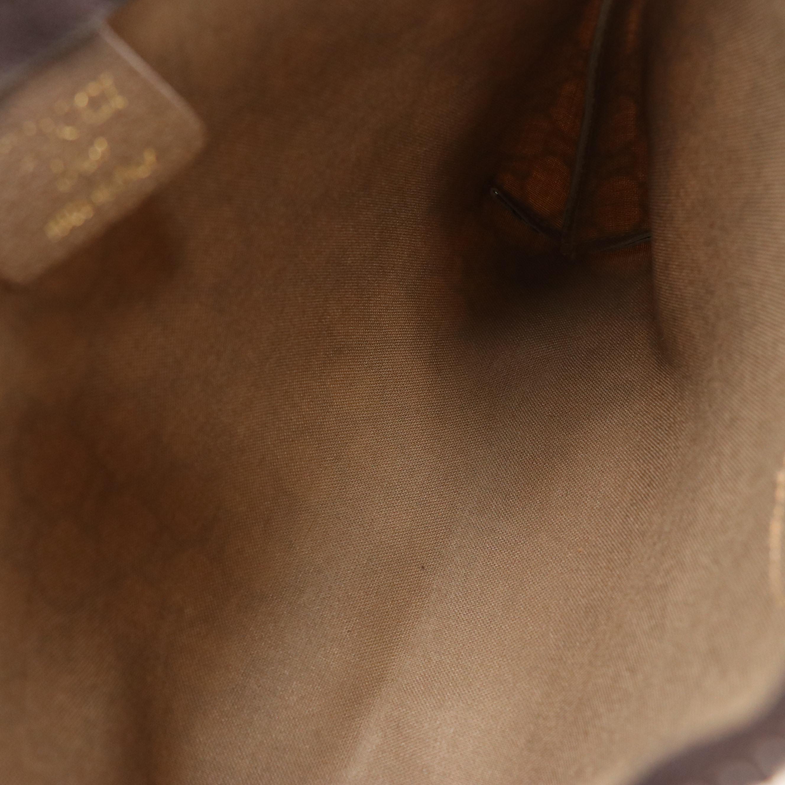 Gucci Plus Cosmetic Zip Pouch/Clutch in GG Plus Supreme Canvas and Leather