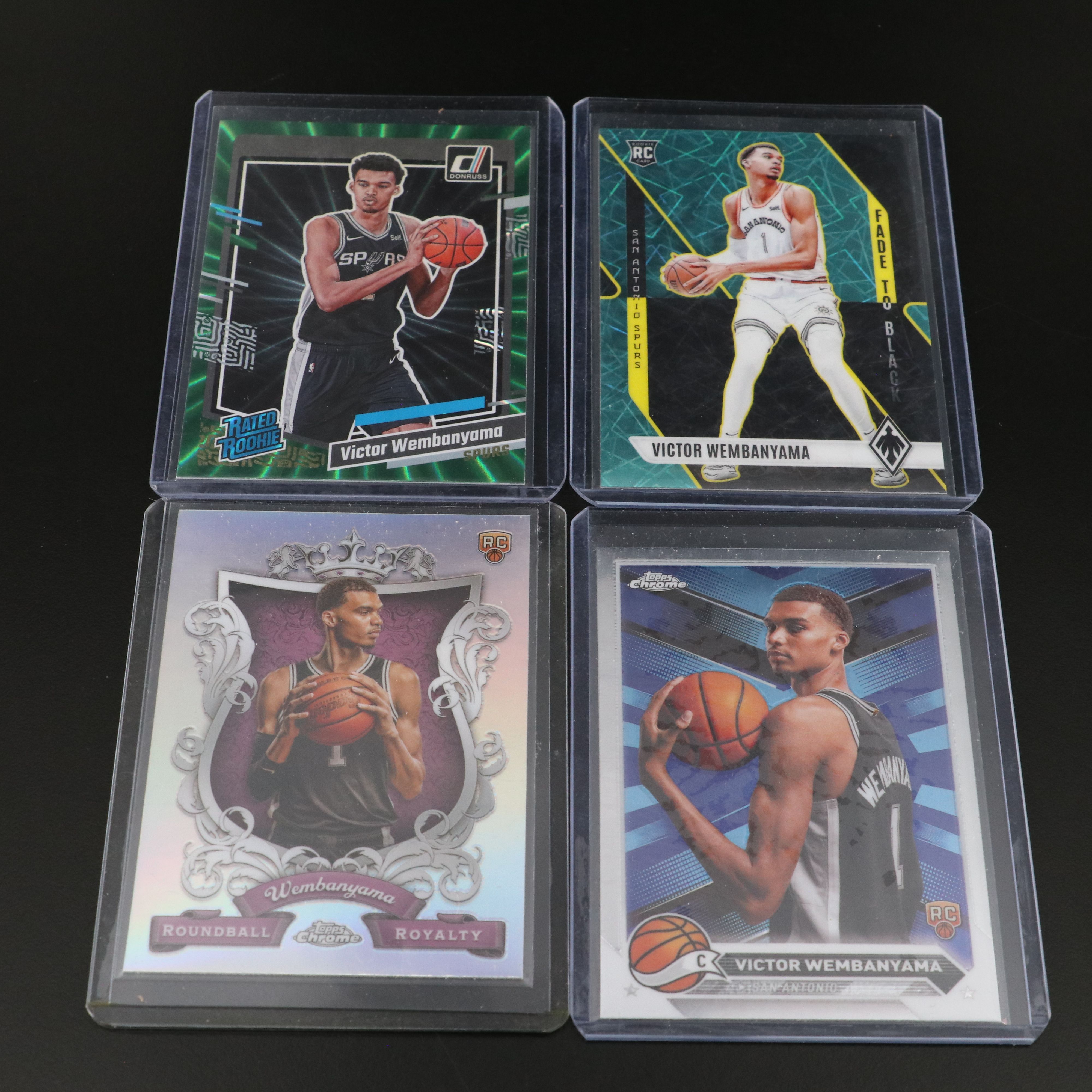 Victor Wembanyama Rookie Basketball Cards with Sealed Sets, 1990s-2020s