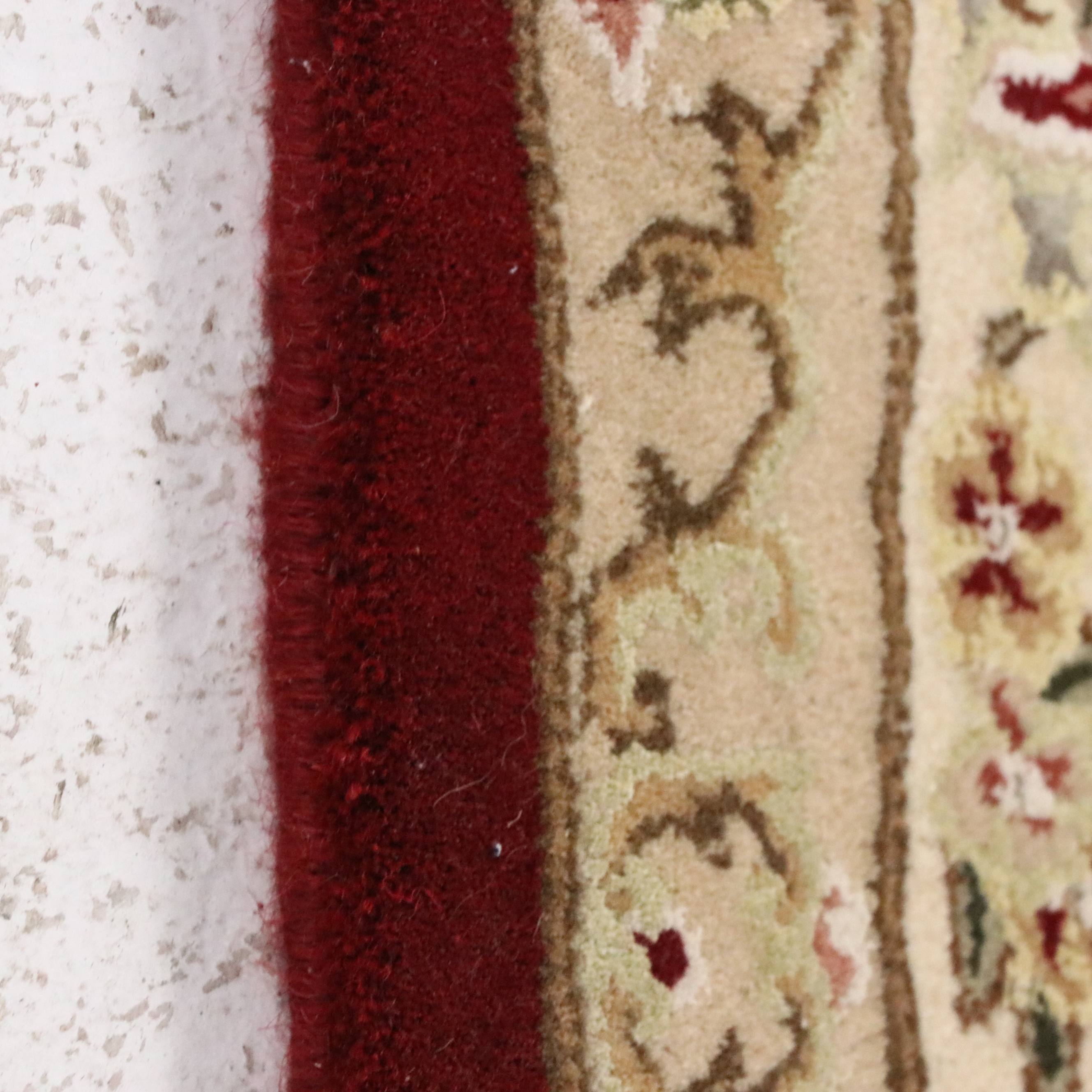 5'9 x 8'10 Hand-Tufted Indian Agra Area Rug