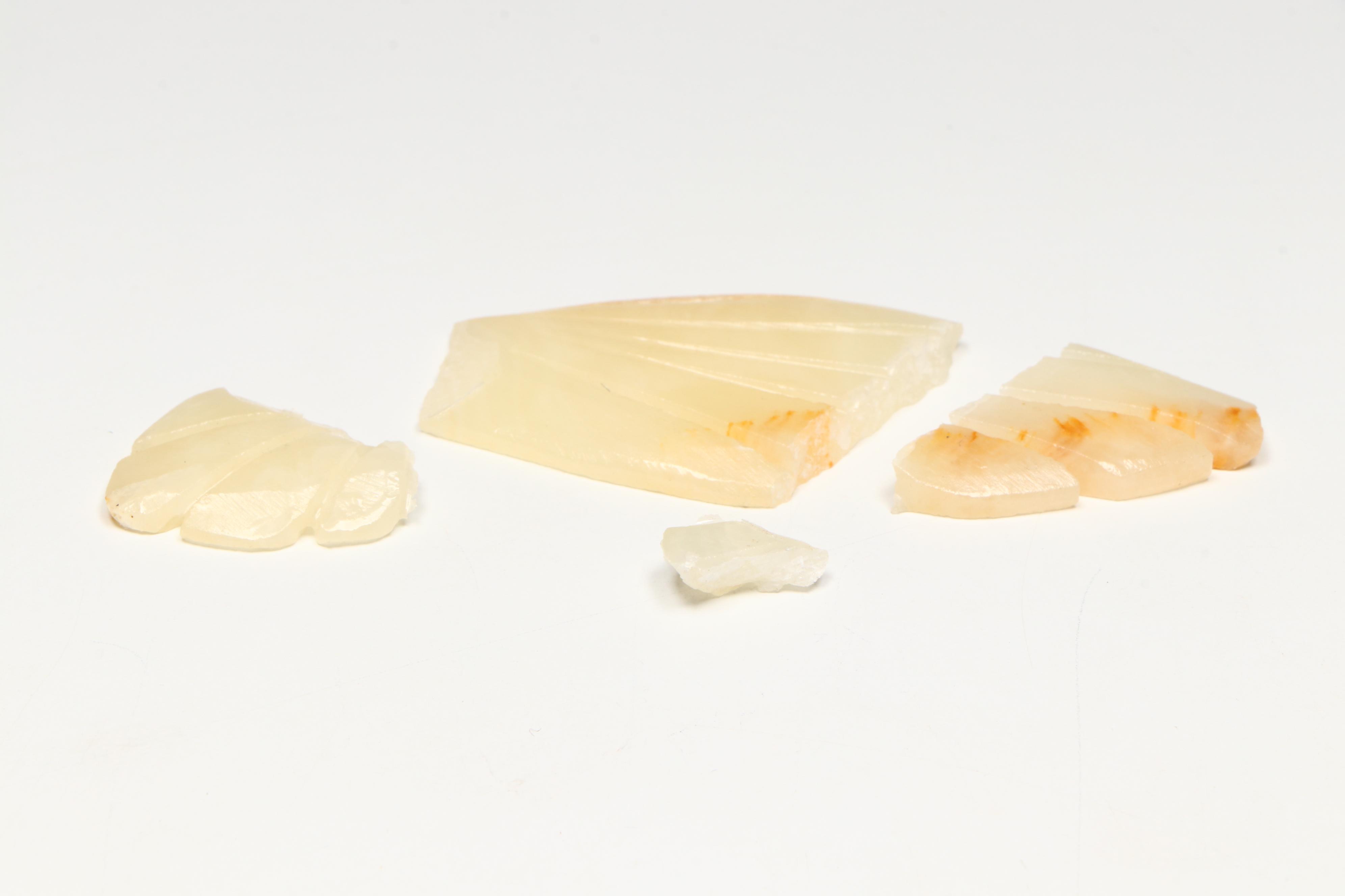 Art Deco Style Marble Bookends with Rose Quartz Grapes and Stone Figurines