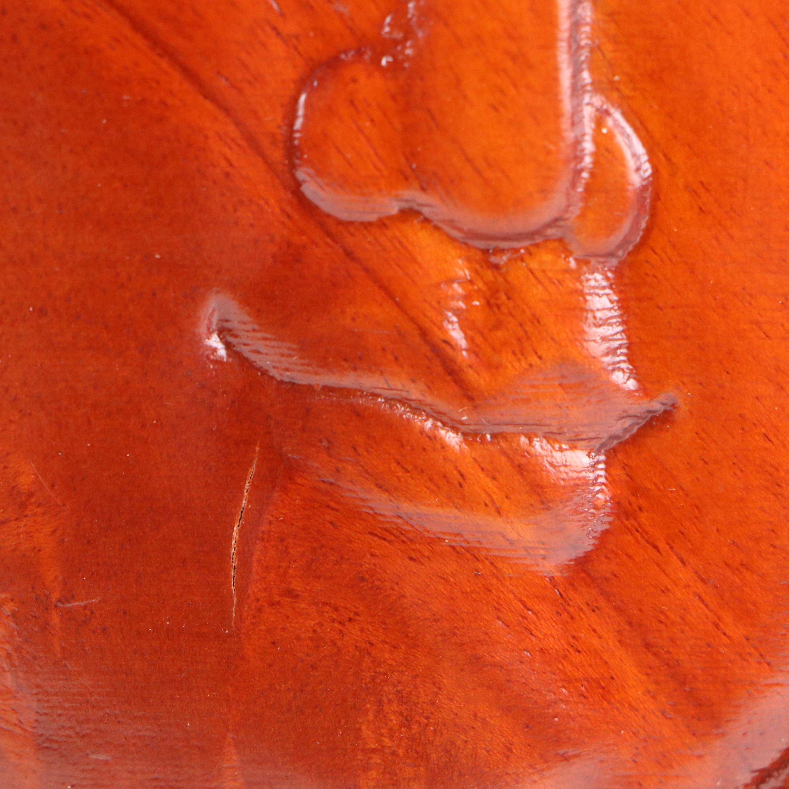 Vietnamese Hand-Carved Sandalwood Buddha Portrait Plaque for Family Altar