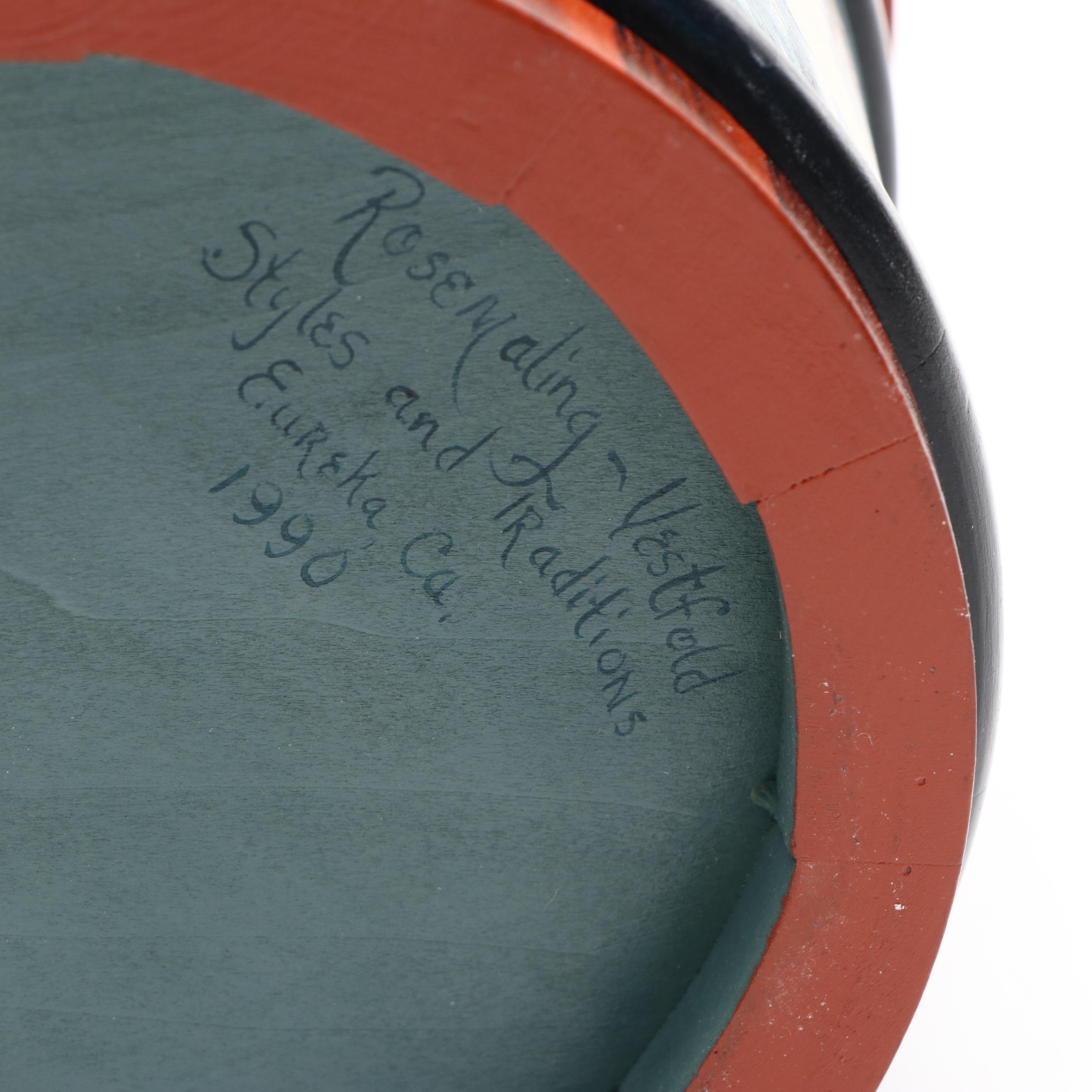 Norwegian Rosemaling and Rosemaling Vestfold Hand-Painting Wooden Boxes