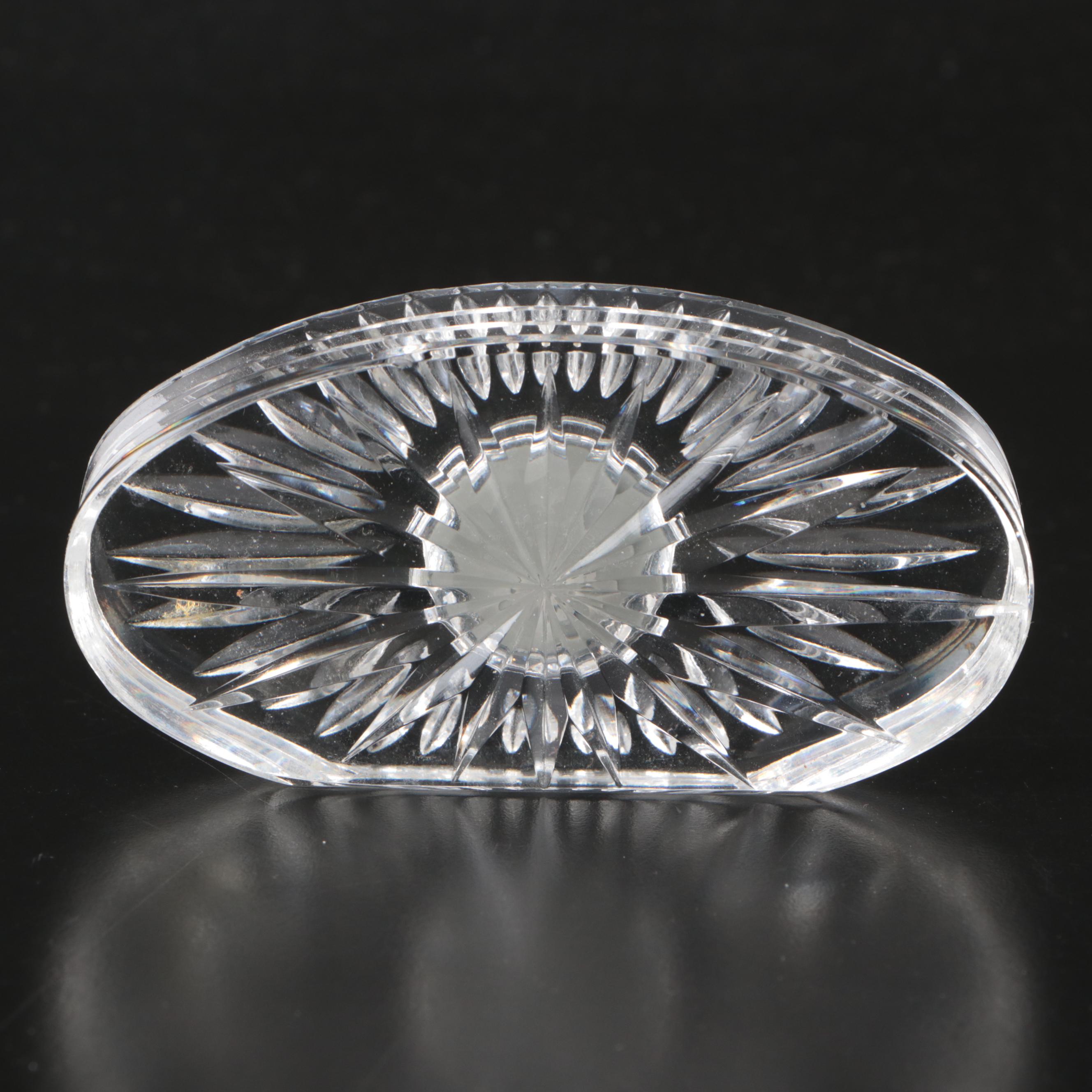 Waterford Crystal Desk Clocks and Standing Star Paperweight