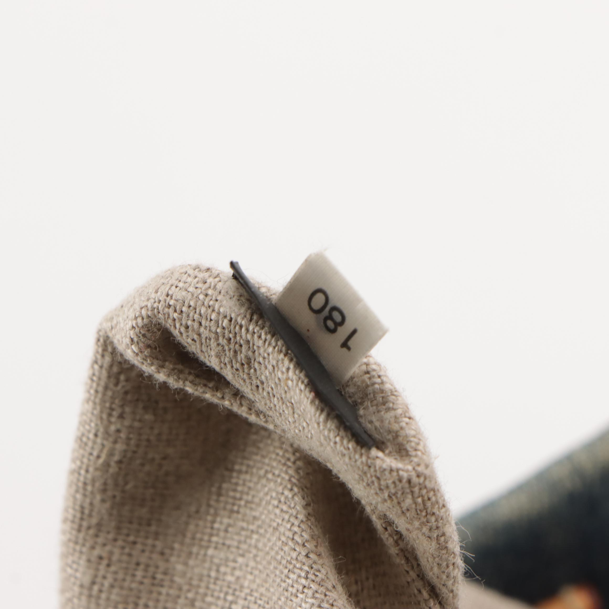 Prada Canapa Logo Denim Two-Way Tote