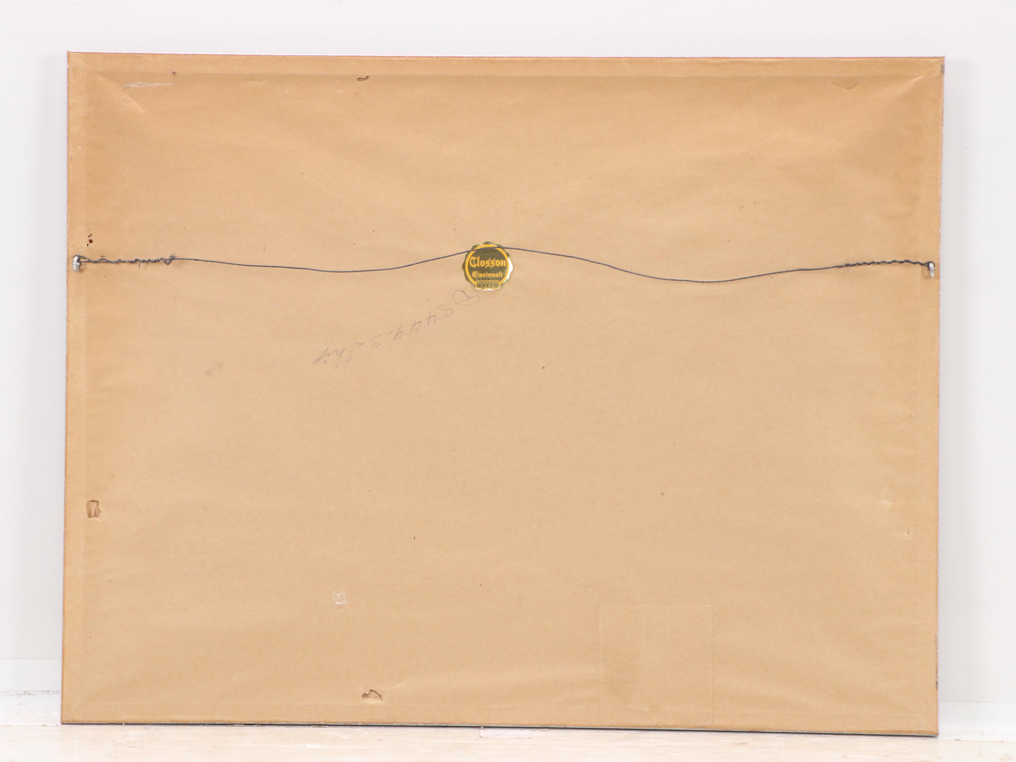 Katsushika Hokusai Woodblock "South Wind, Clear Sky," Late 19th Century