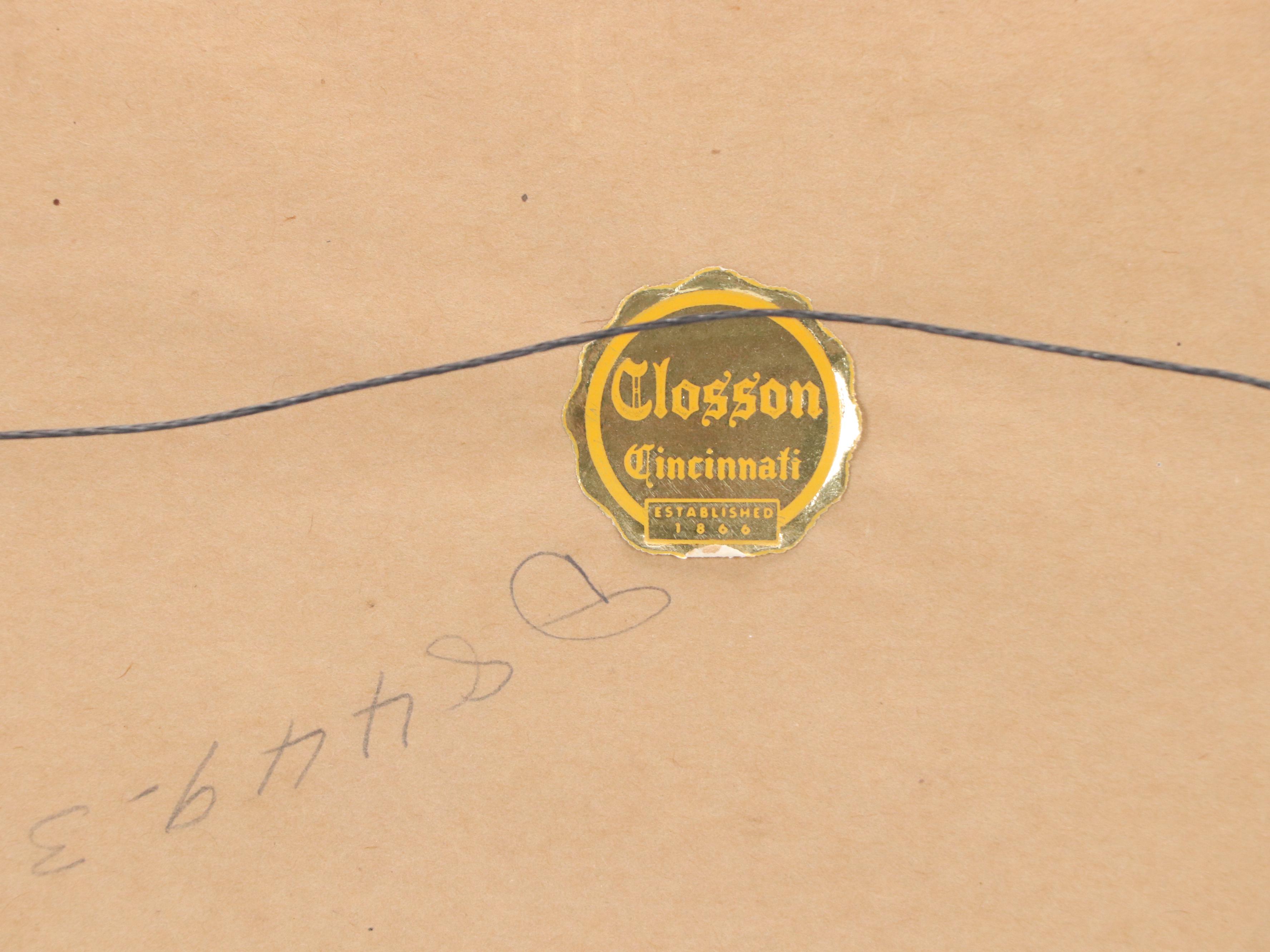 Katsushika Hokusai Woodblock "South Wind, Clear Sky," Late 19th Century