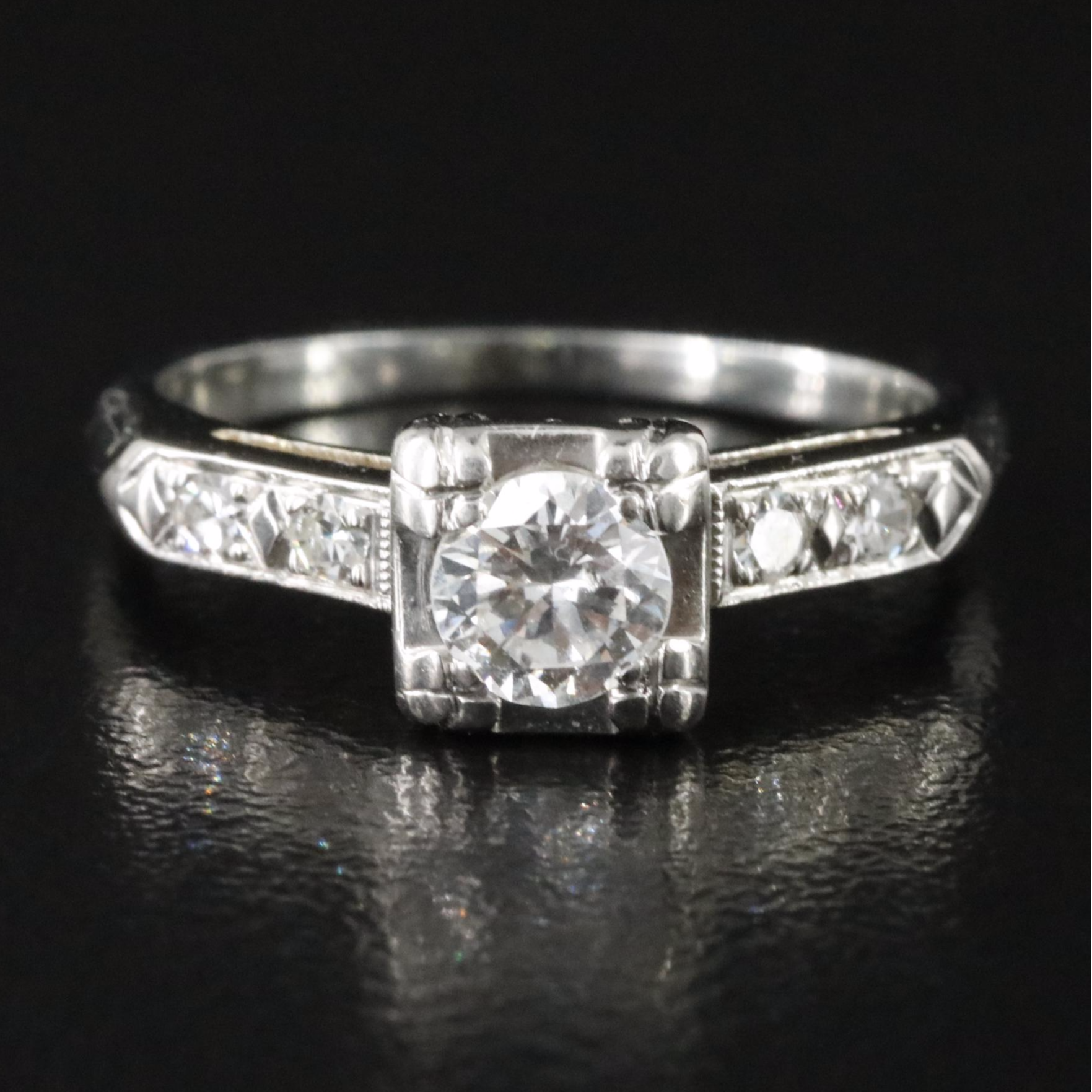 18K 0.54 CTW Diamond Ring