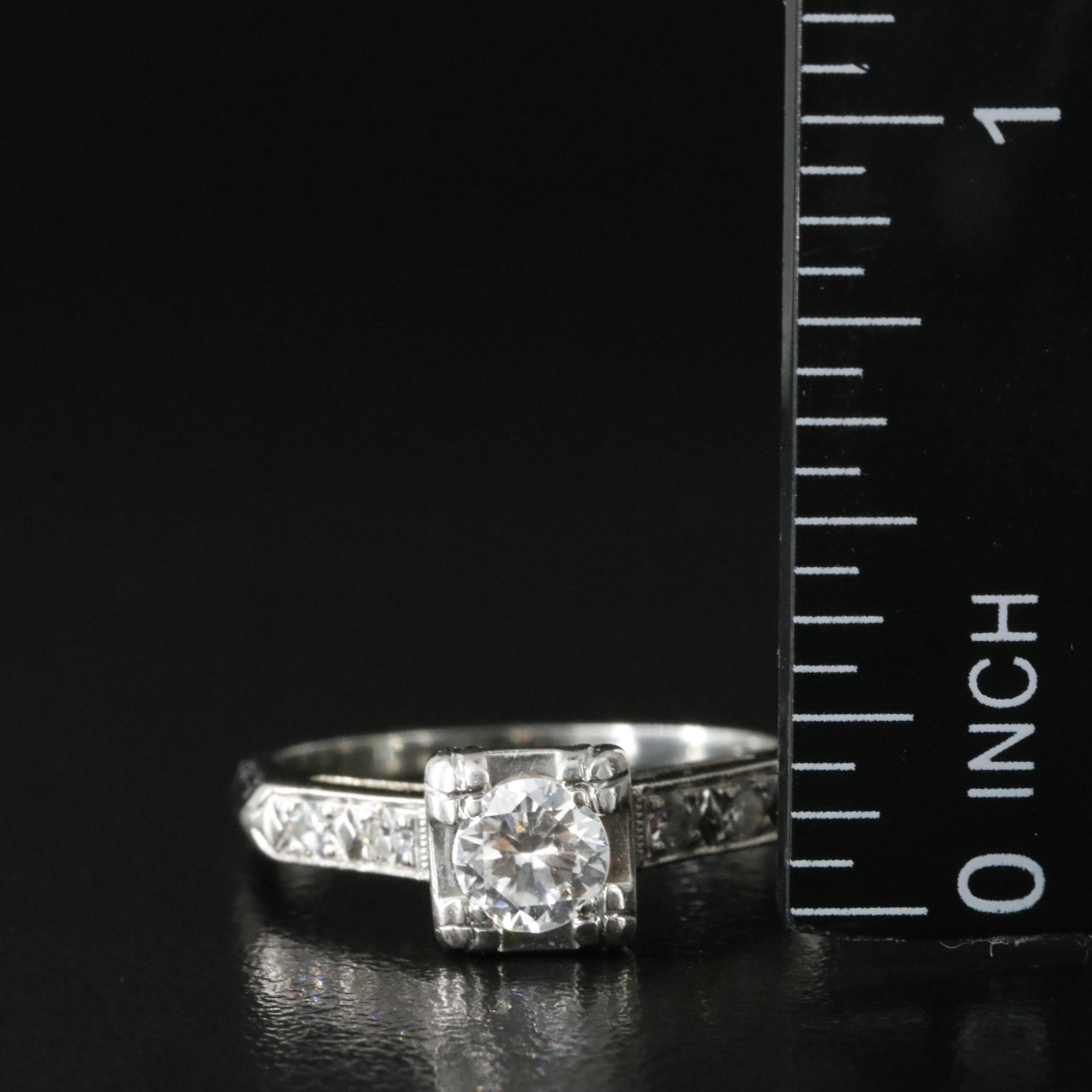 18K 0.54 CTW Diamond Ring