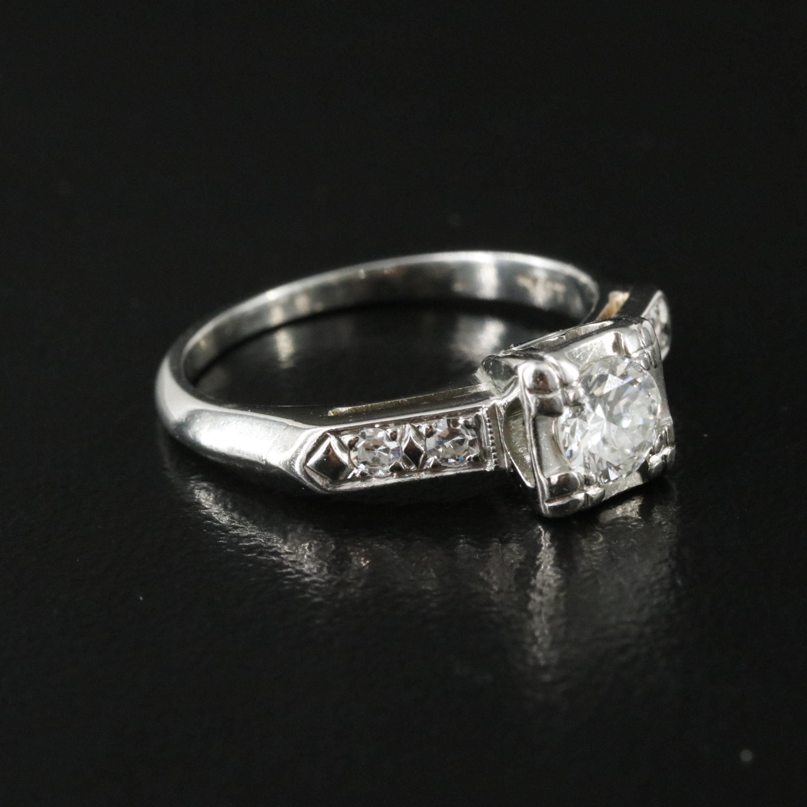 18K 0.54 CTW Diamond Ring