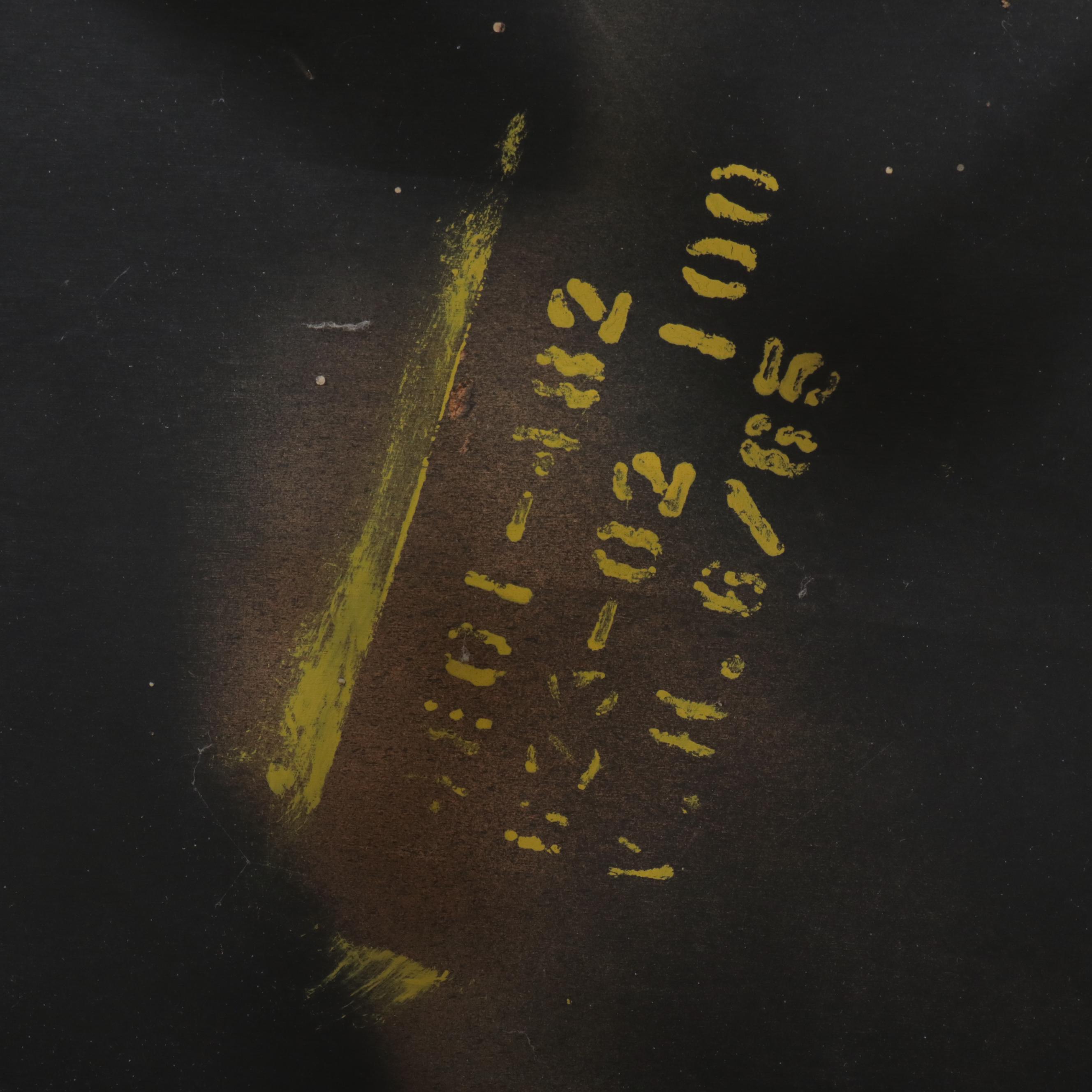 Hitchcock Style Stencil Decorated Rocking Chair, Mid to Late 20th Century