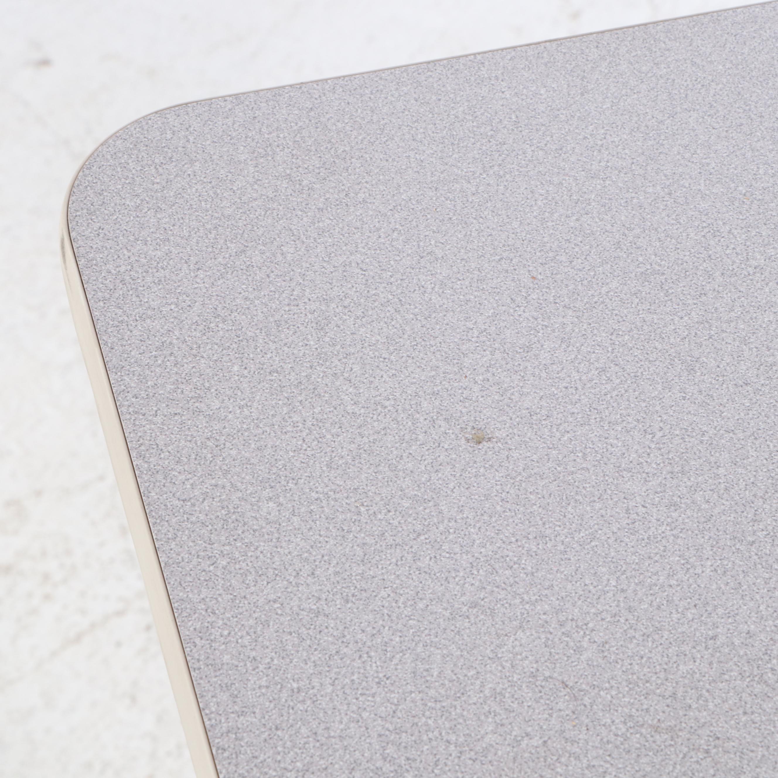 Contemporary Metal and Laminate Adjustable Height Desk