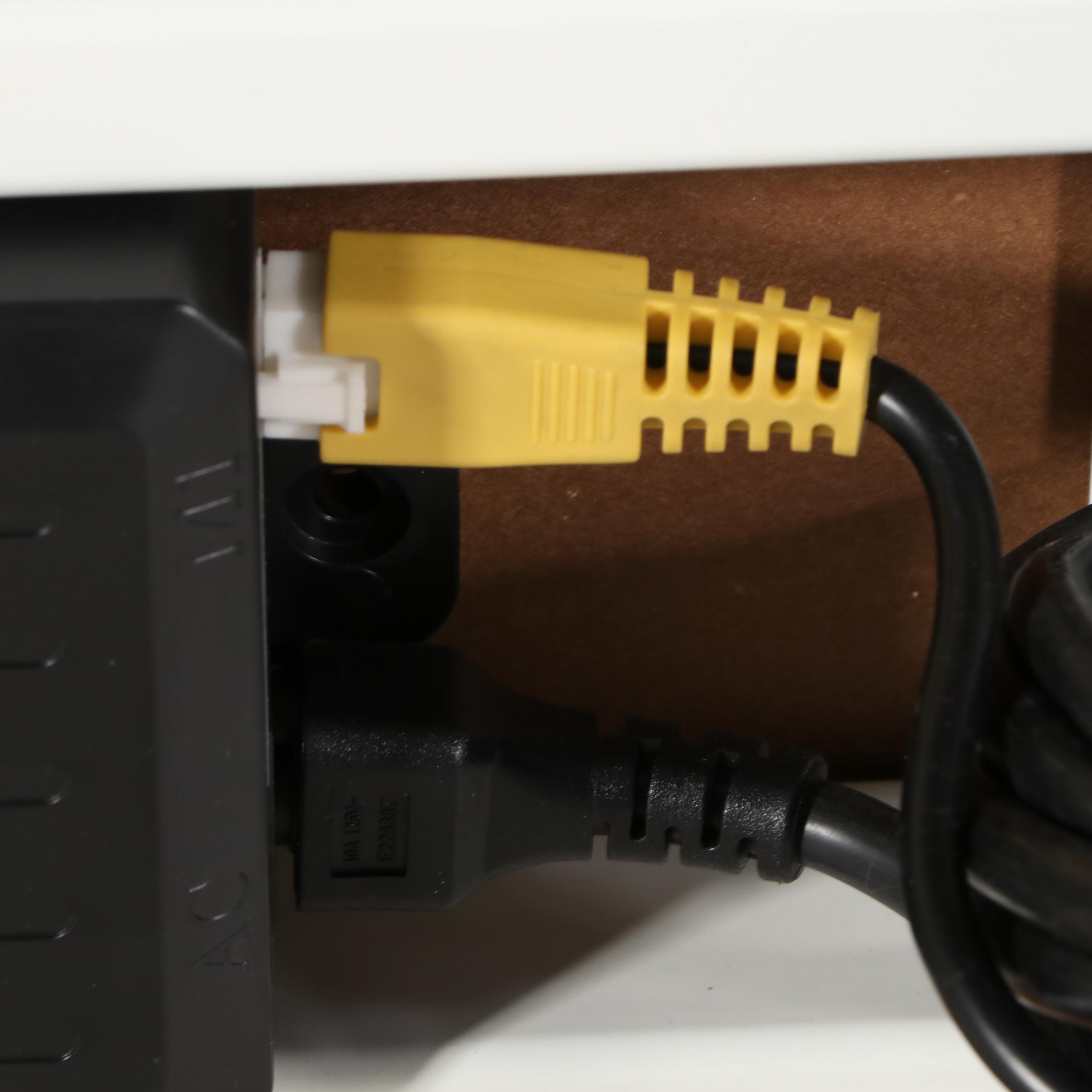 Contemporary Metal and Laminate Adjustable Height Desk