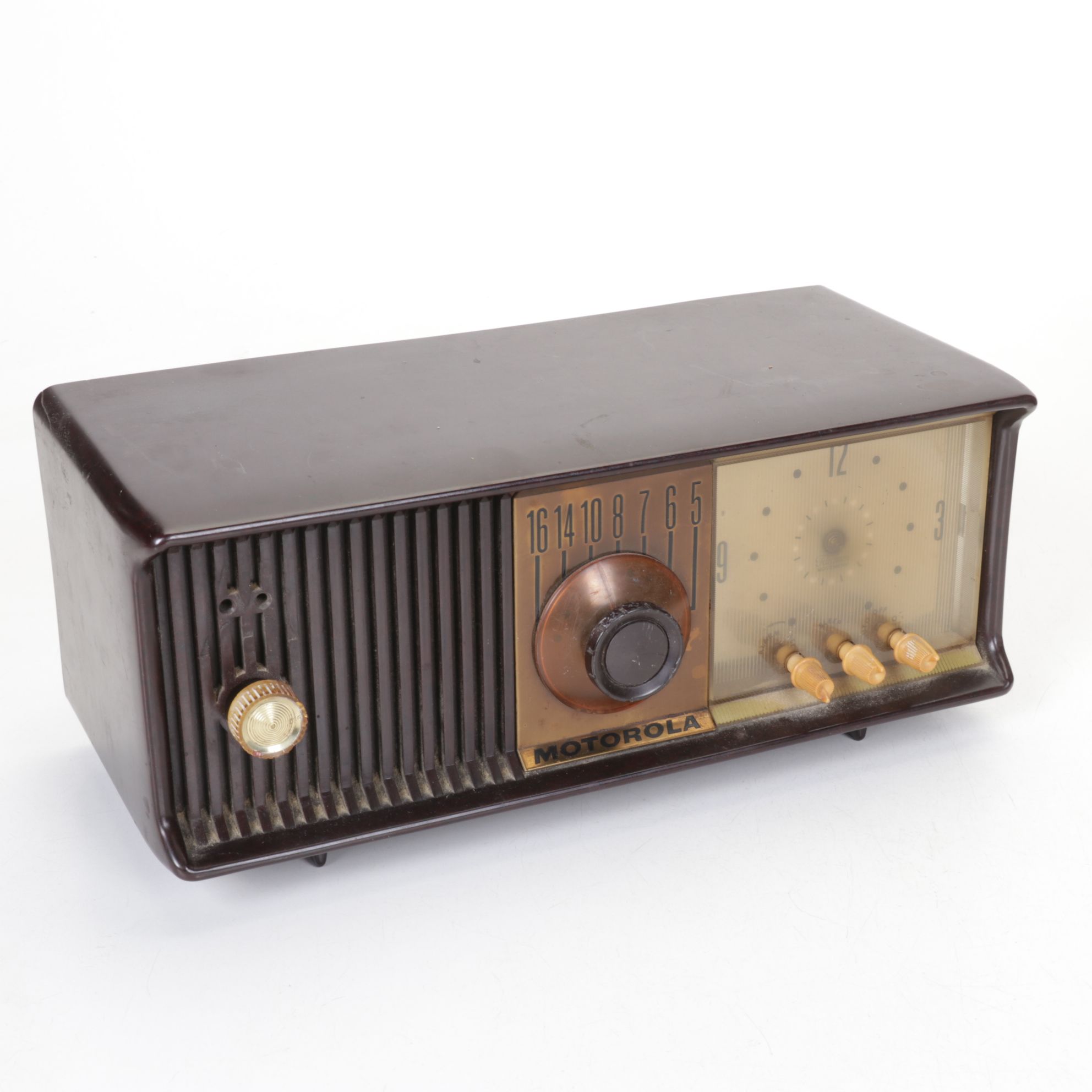 Motorola, Zenith & Philco AM/FM Desk Radios, Mid-20th Century