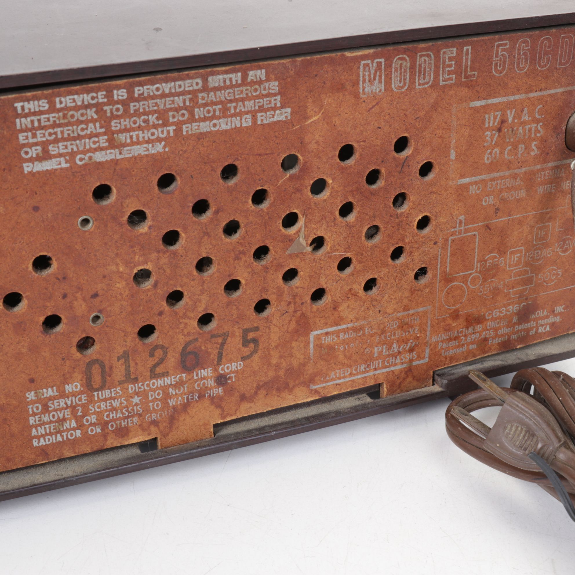 Motorola, Zenith & Philco AM/FM Desk Radios, Mid-20th Century