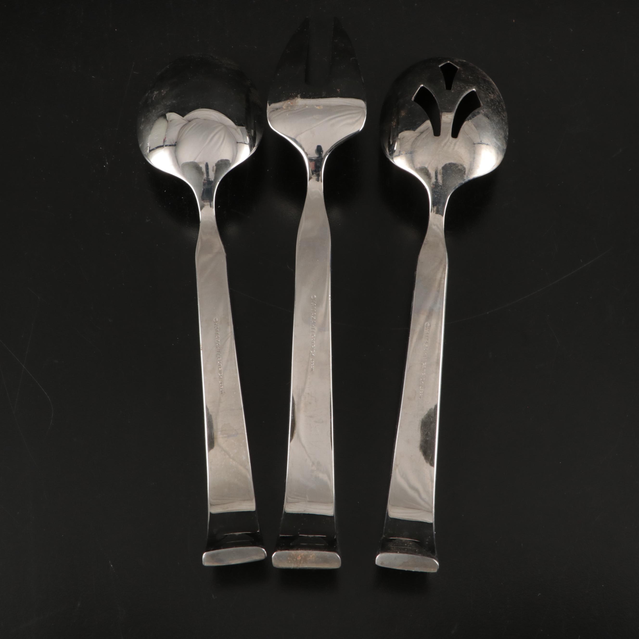 Yamazaki "Nordika" Stainless Steel Flatware, Late 20th Century