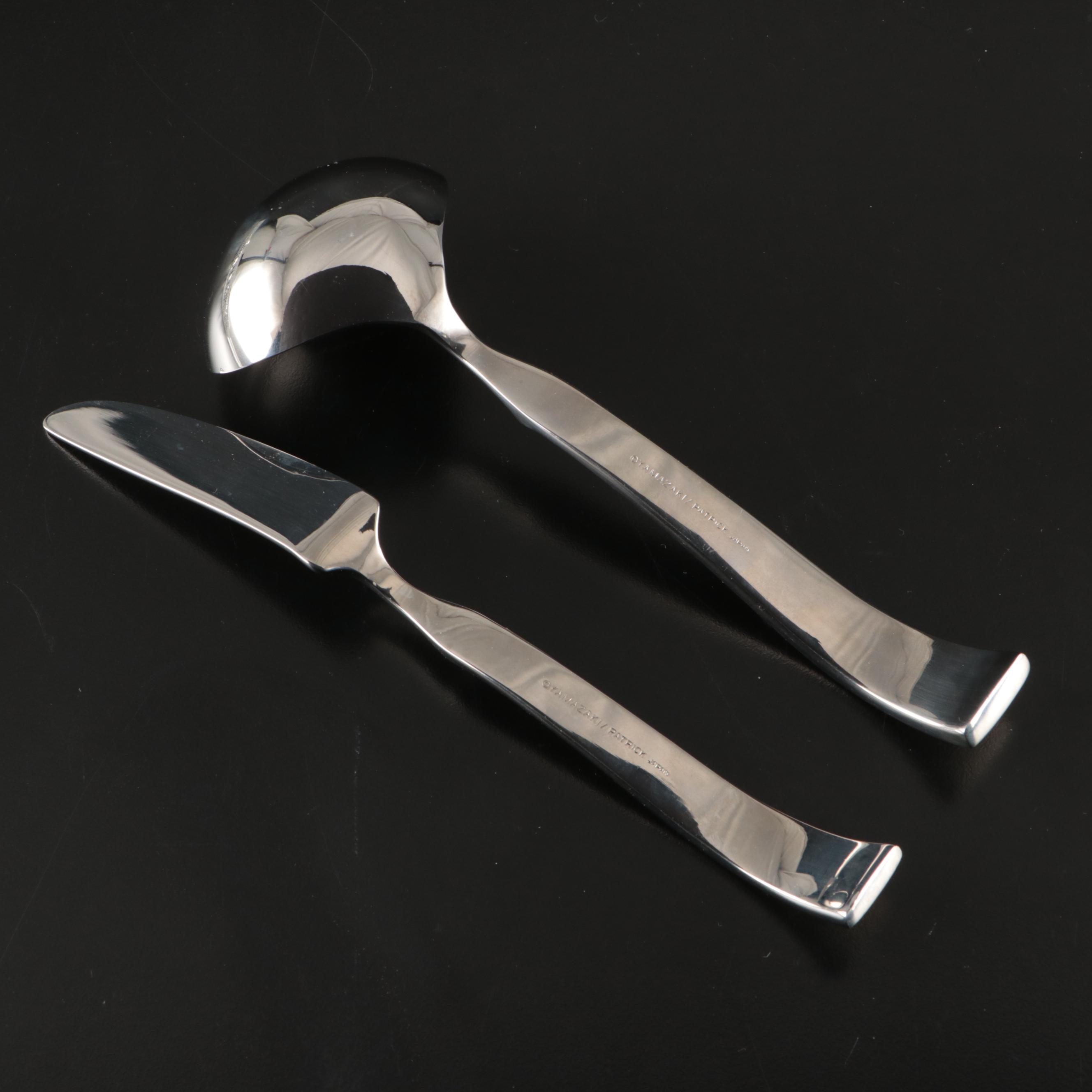 Yamazaki "Nordika" Stainless Steel Flatware, Late 20th Century