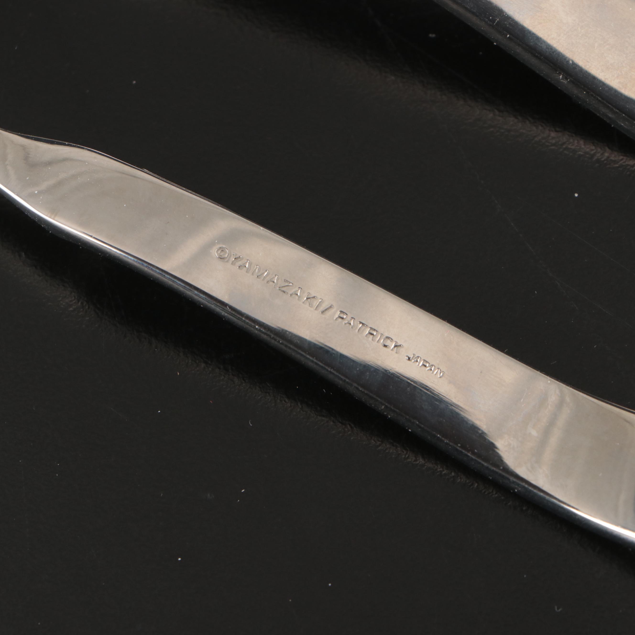 Yamazaki "Nordika" Stainless Steel Flatware, Late 20th Century