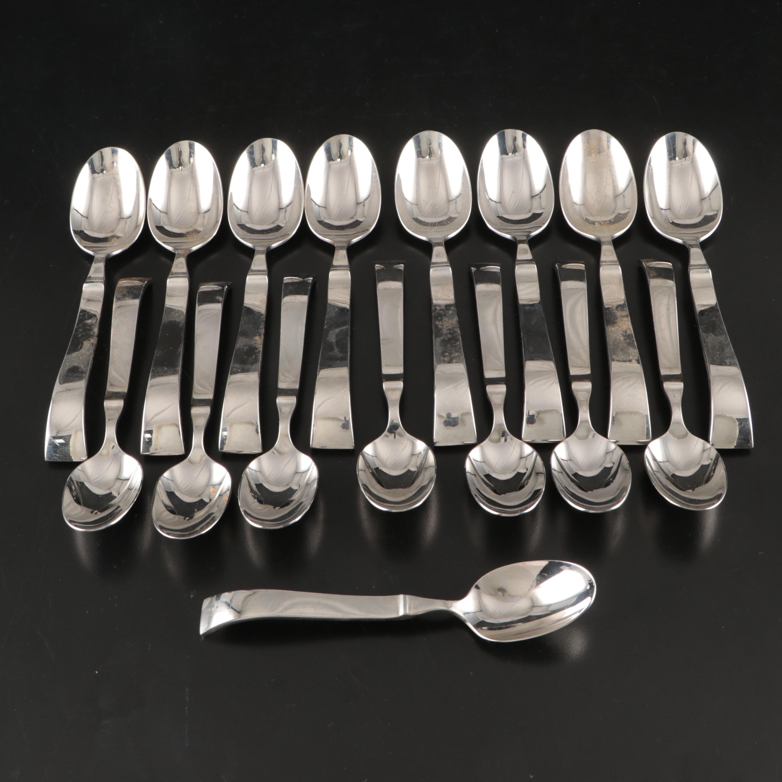 Yamazaki "Nordika" Stainless Steel Flatware, Late 20th Century