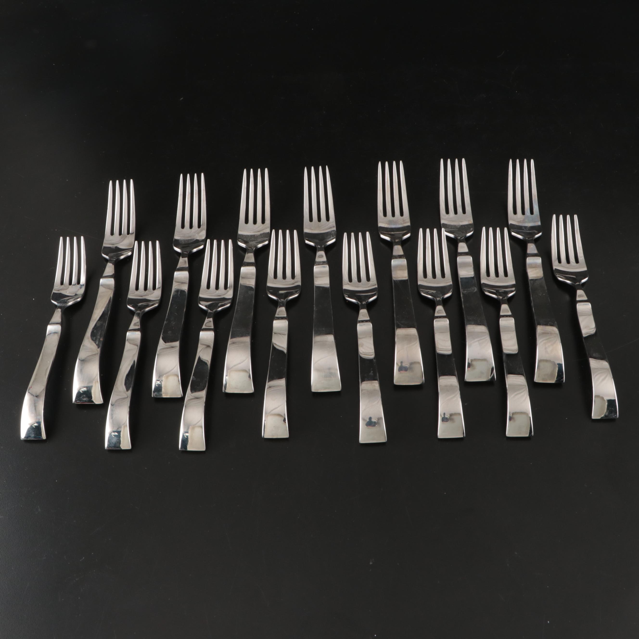 Yamazaki "Nordika" Stainless Steel Flatware, Late 20th Century