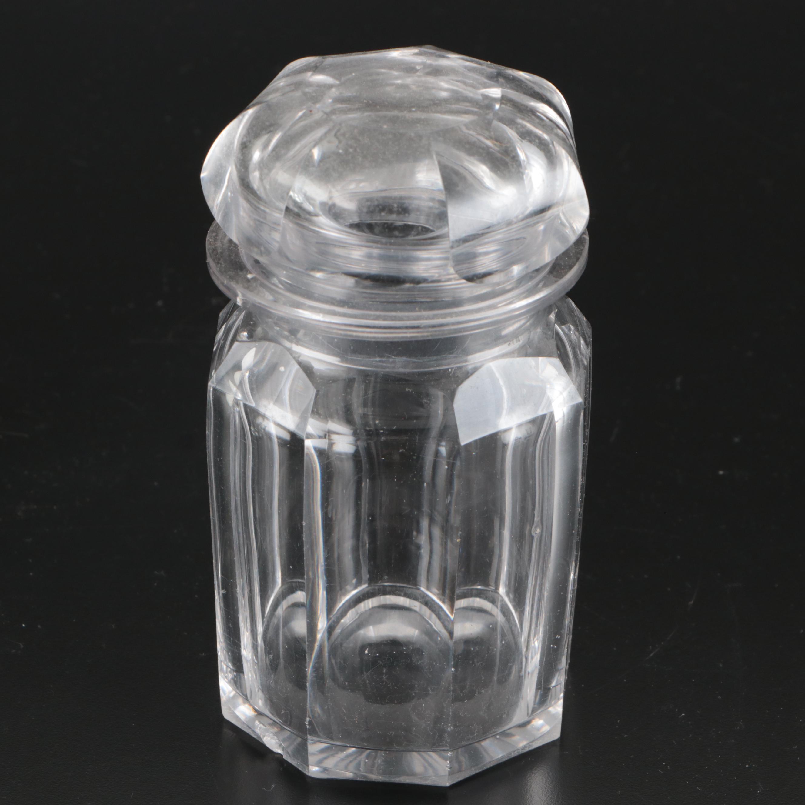 McKee Glass "Seneca" Spooner with Candy Container and Other Table Accessories