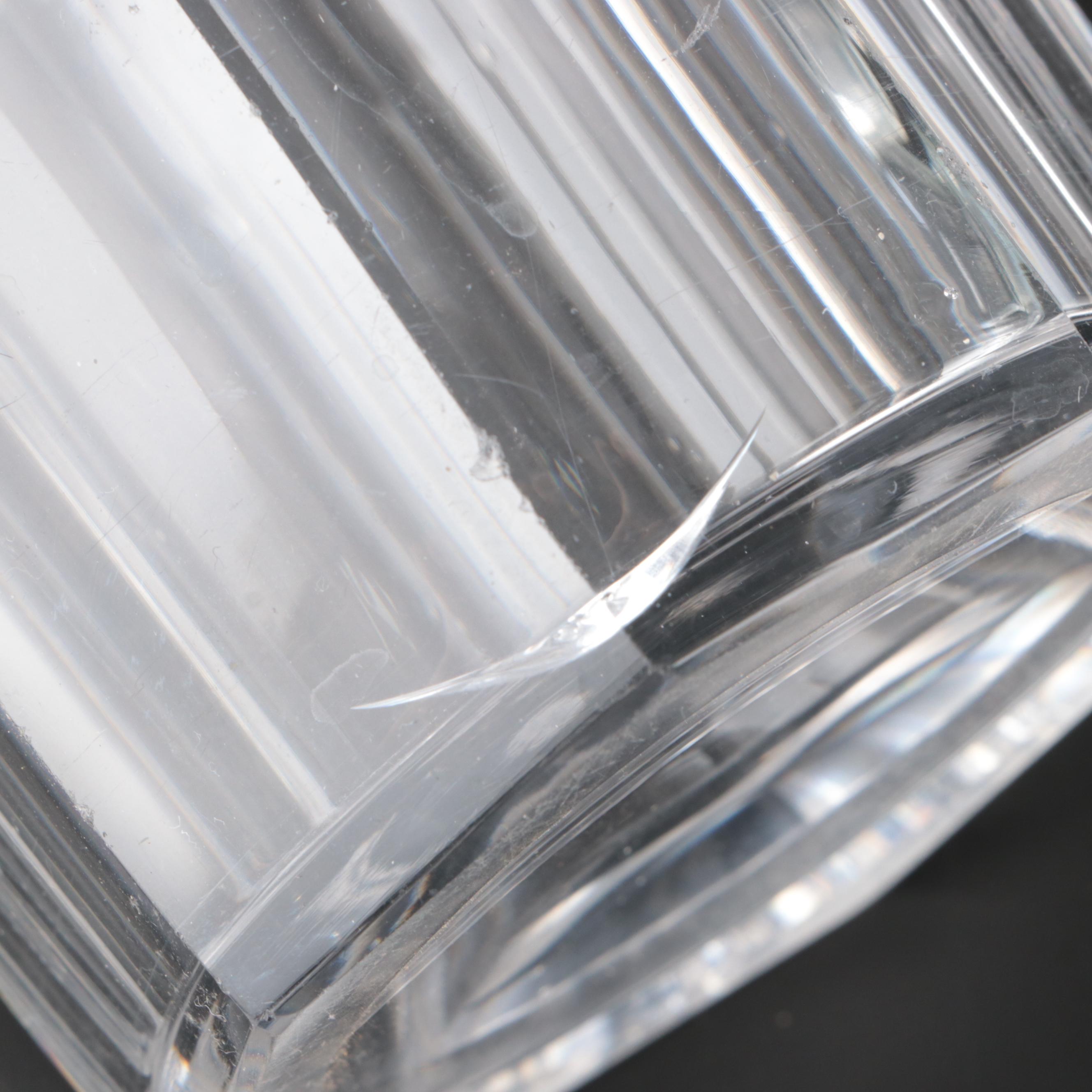 McKee Glass "Seneca" Spooner with Candy Container and Other Table Accessories