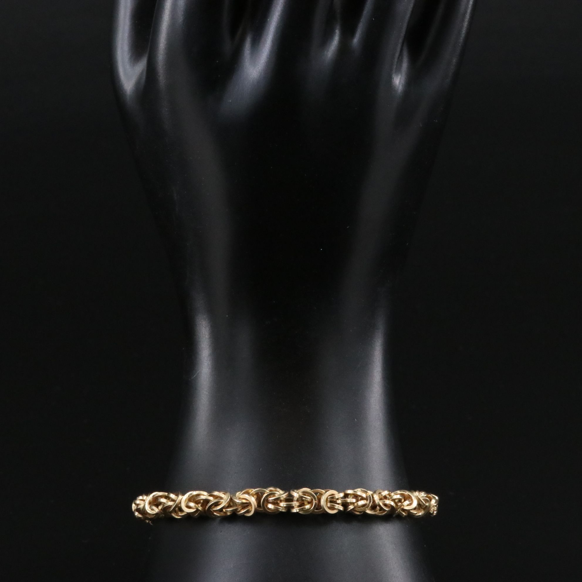 Italian Milor 14K Byzantine Chain Bracelet