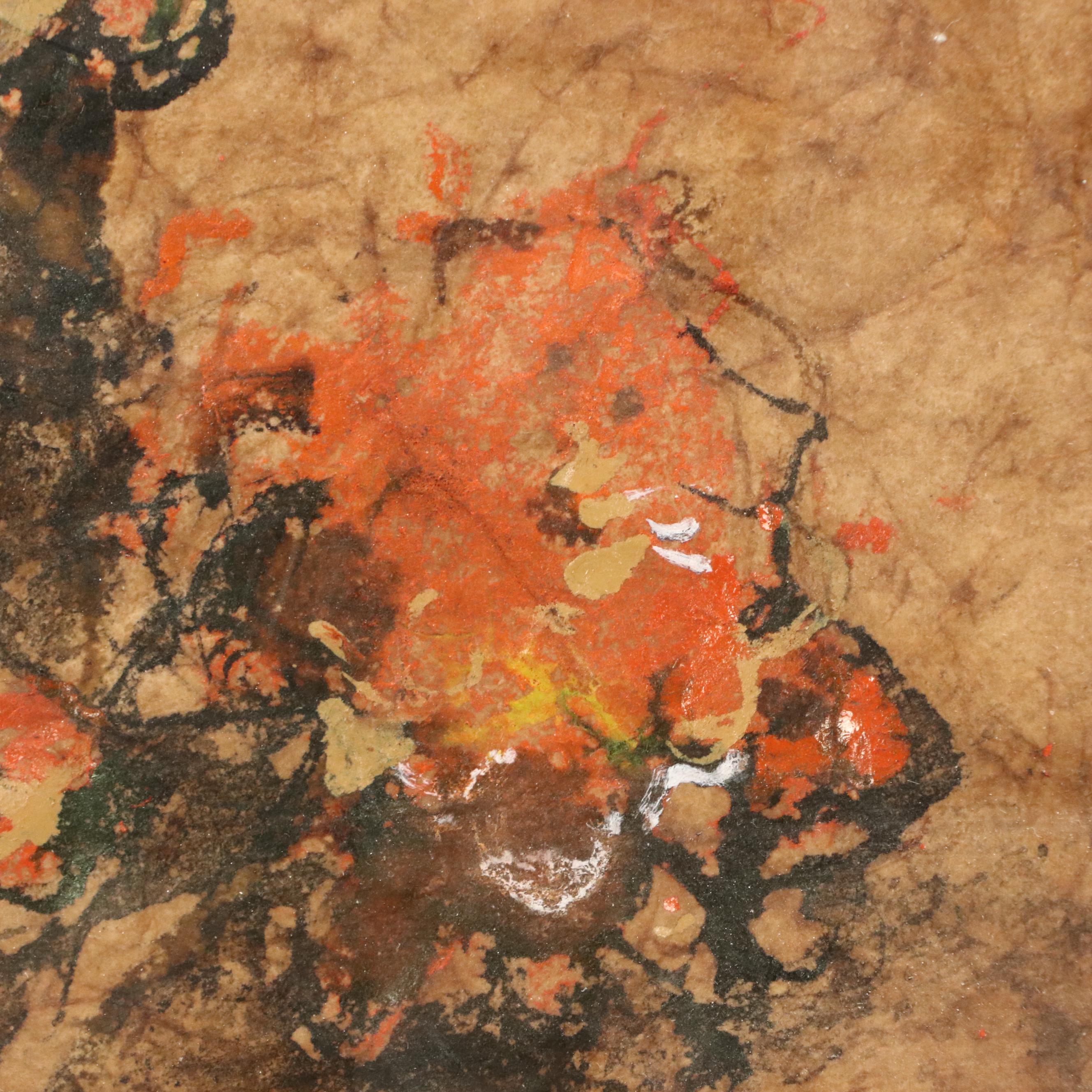 Abstract Acrylic Painting, Late 20th Century